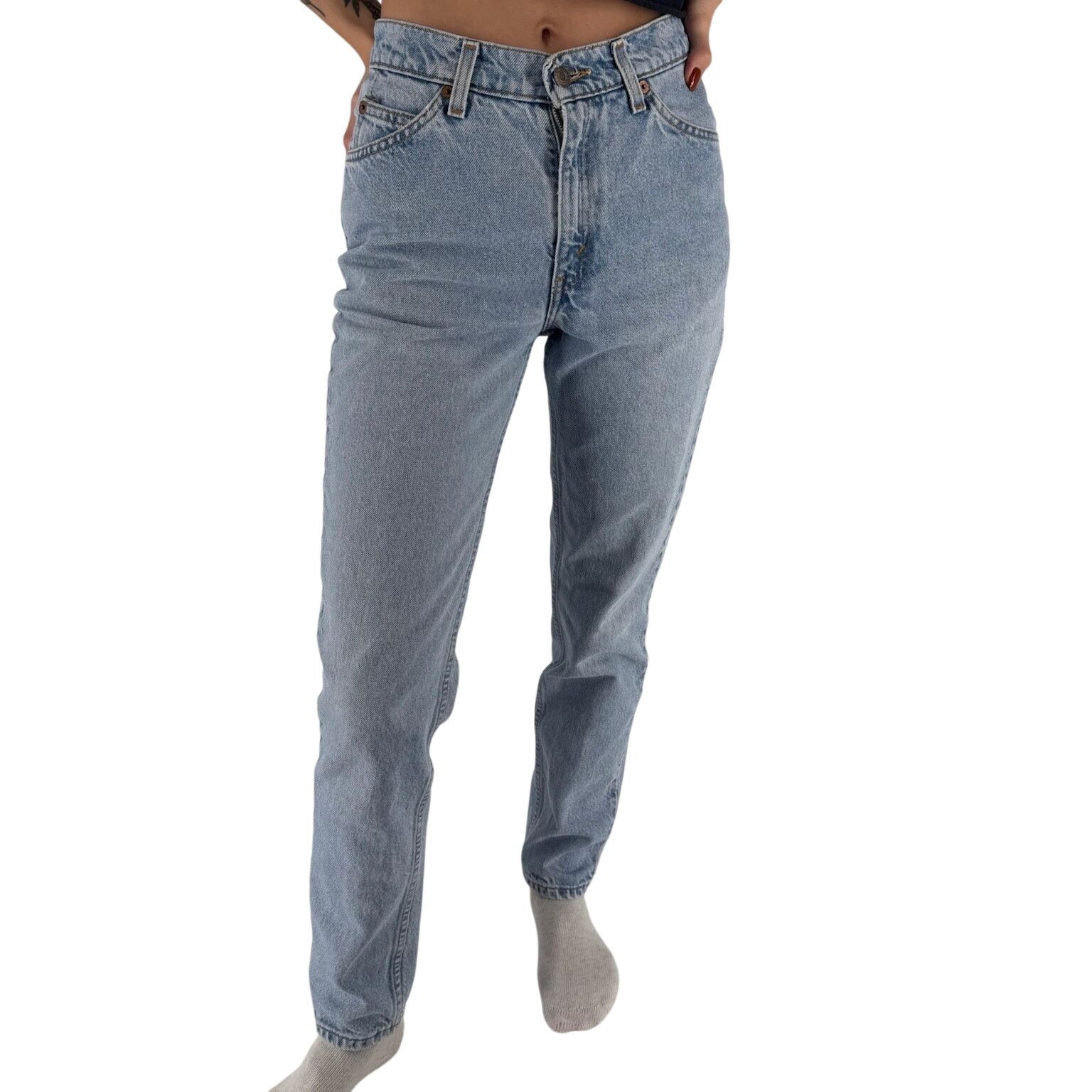 Levi's × Vintage 90s Levis 912 slim fit jeans 1990s vintage Size 27" / US 4 / IT 40 - 15 Thumbnail