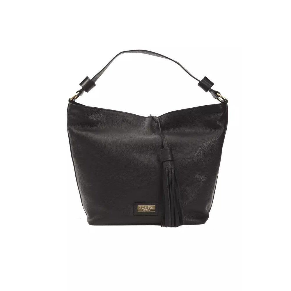 Other Pompei Donatella Black Leather Shoulder Bag Size ONE SIZE - 1 Thumbnail