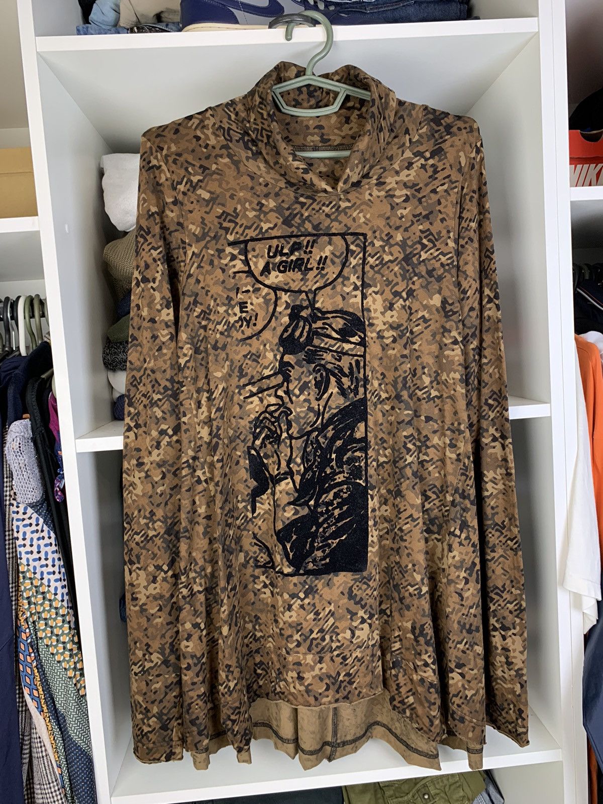 Rundholz Rundholz Women's Camo Graphic Tunic – Long Sleeve Art Top Size S / US 4 / IT 40 - 1 Thumbnail