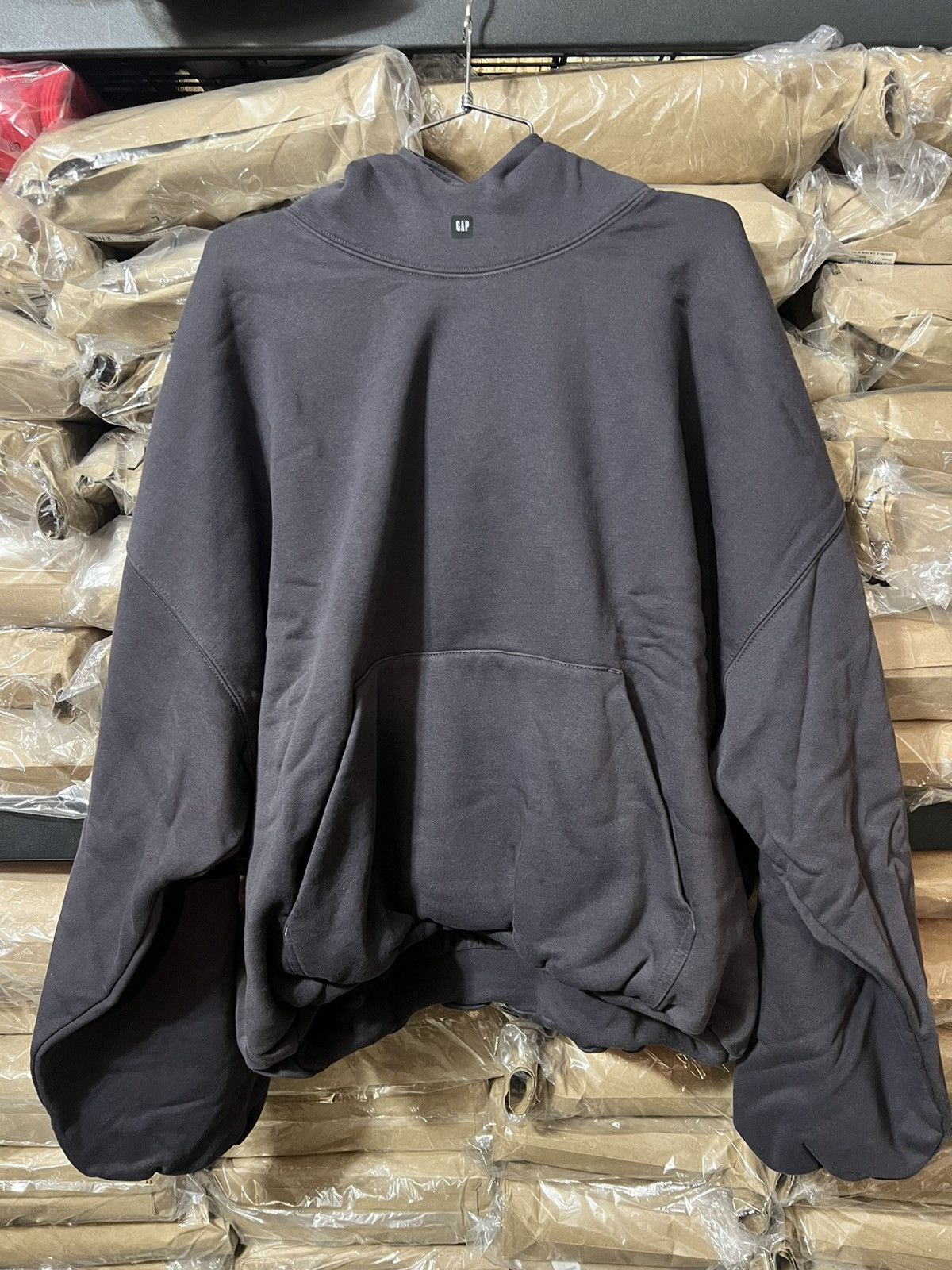 Yeezy Gap Hoodie Grey | Grailed