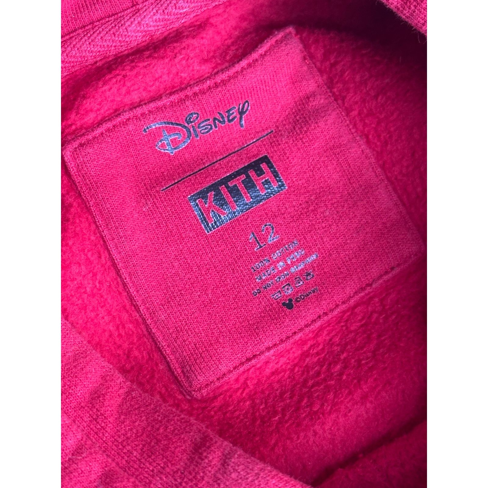 Kith KITH x Disney Mickey Mouse Red Hoodie - Size 12 Kids - Mint Size XL / US 12-14 / IT 48-50 - 6 Thumbnail