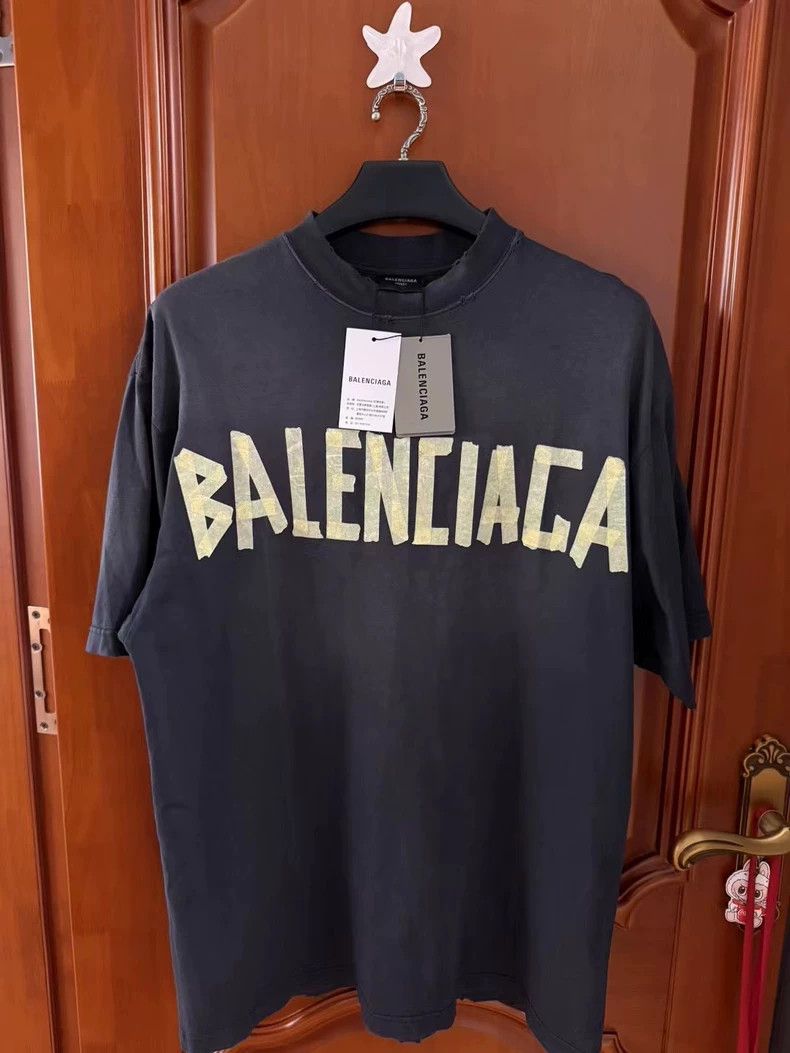 Balenciaga Balenciaga Adhesive tape short sleeve Size US XS / EU 42 / 0 - 1 Thumbnail