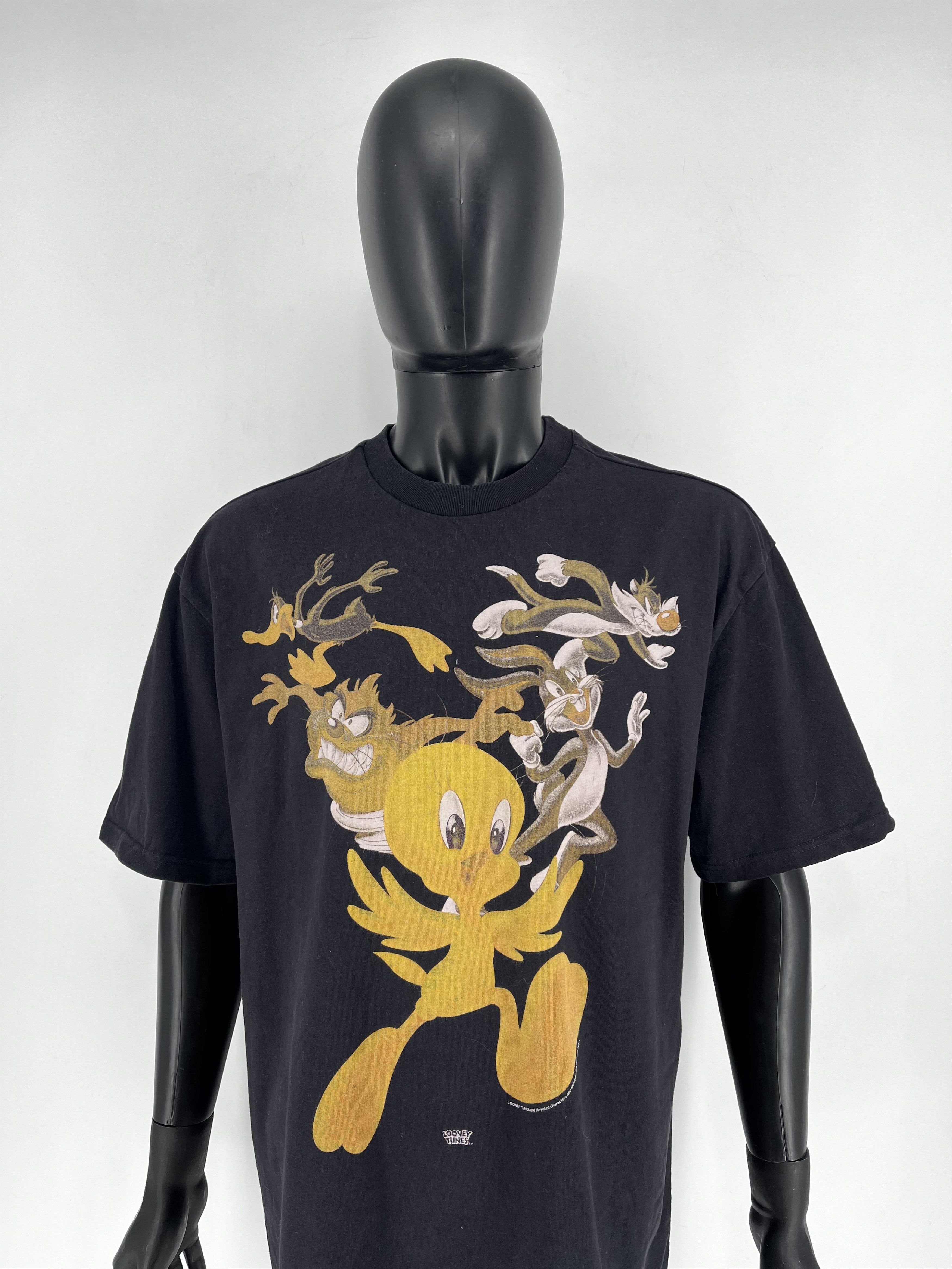 Disney × LFDY Men's Black Looney Tunes LFDY T-Shirt Size M Size US M / EU 48-50 / 2 - 1 Thumbnail