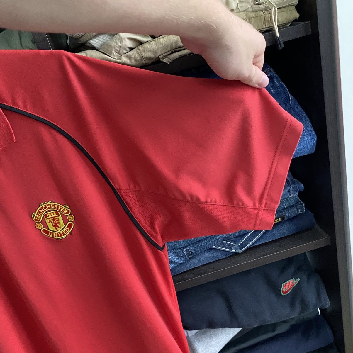 Nike Vintage Nike Manchester United 2000’s training soccer jersey Size US L / EU 52-54 / 3 - 10 Thumbnail