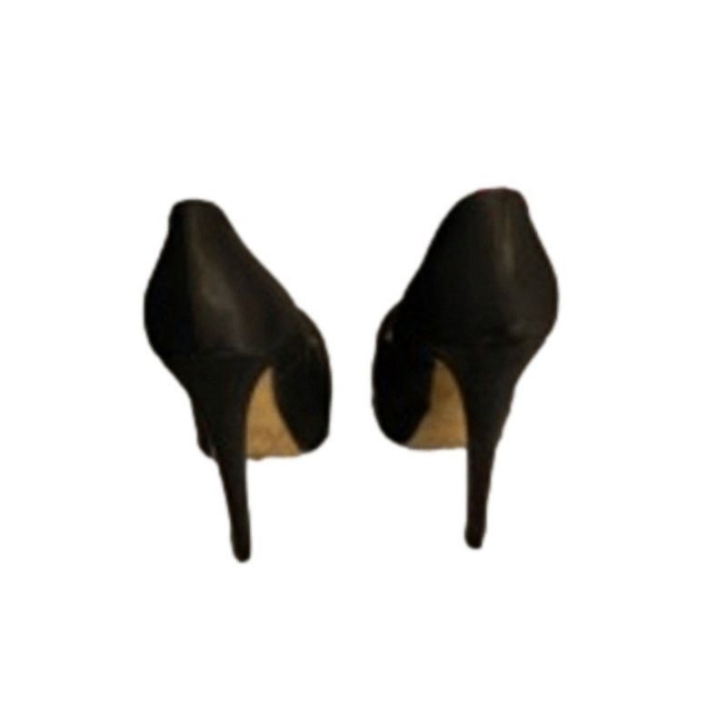 Brian Atwood Luxury Classic Black Suede Platform Stiletto Pumps 39 Size US 9 / IT 39 - 5 Thumbnail