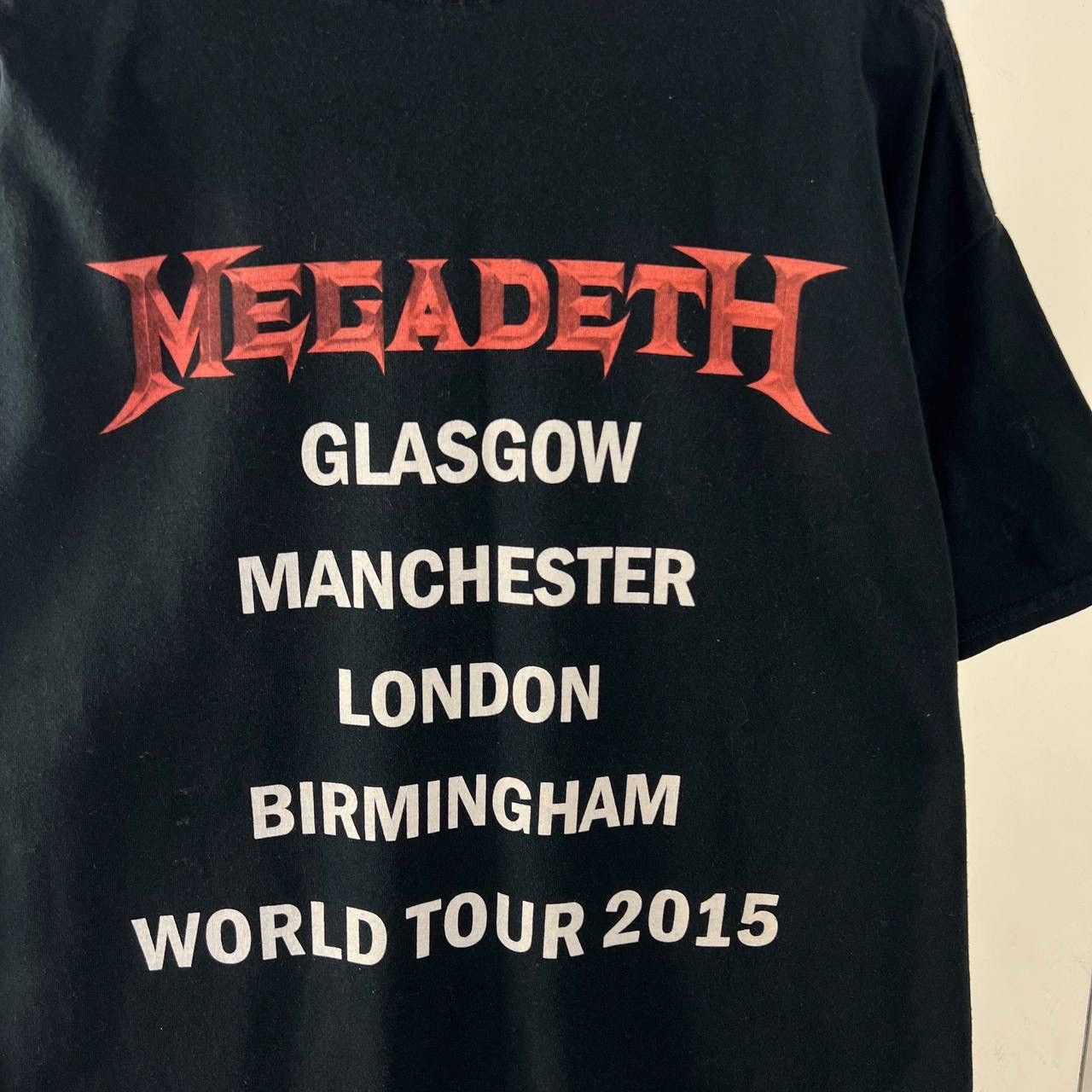 Band Tees Vintage Y2K Megadeth Skull Logo Rock Band T-Shirt Size US XL / EU 56 / 4 - 6 Thumbnail