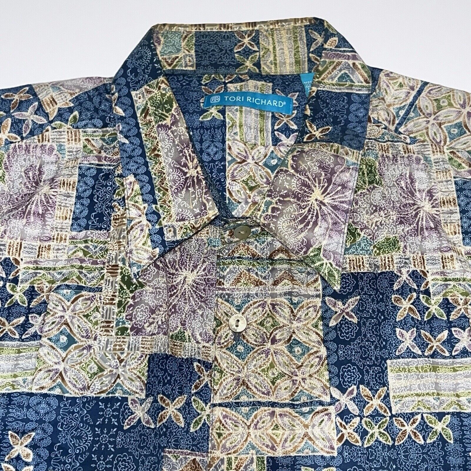 Tori Richard Tori Richard 2XL Hawaiian Shirt Paisley Abstract Geometric Size US XXL / EU 58 / 5 - 1 Thumbnail