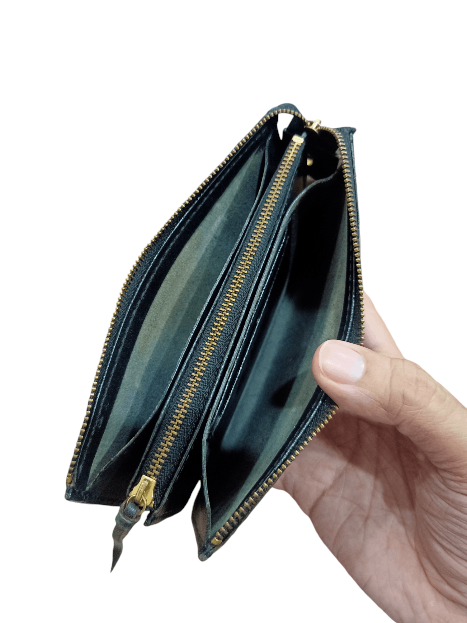 Genuine Leather × Japanese Brand Rhythmos The Zip Leather Wallet Size ONE SIZE - 7 Thumbnail