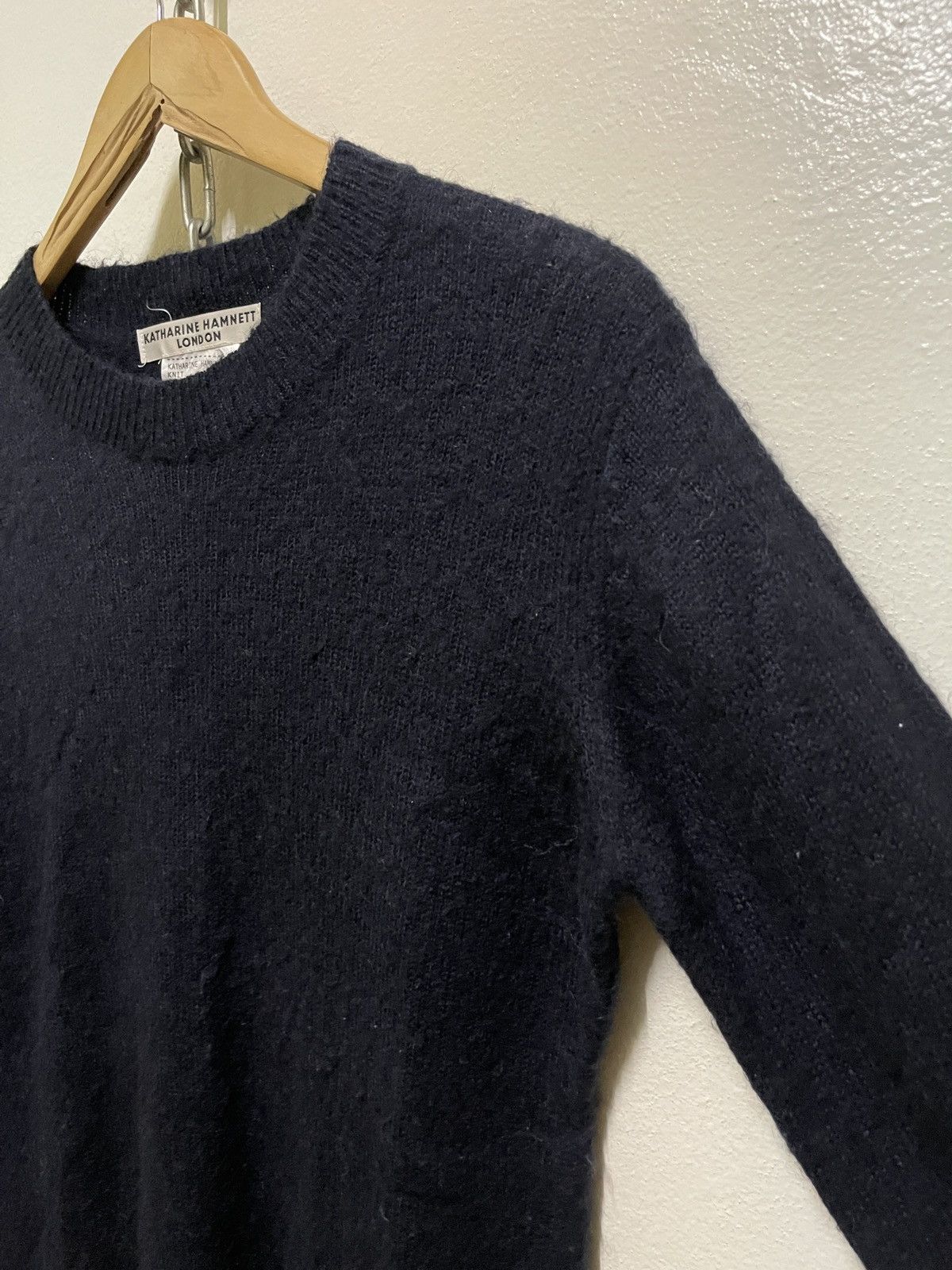 Japanese Brand Katharine Hamnett Knit Mohair Jumper Size US M / EU 48-50 / 2 - 4 Thumbnail