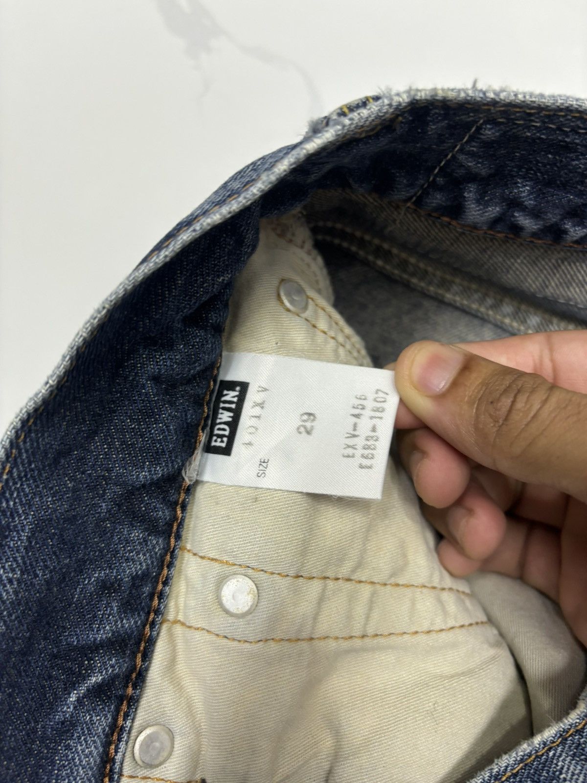 14th Addiction EDWIN EXCLUSIVE VINTAGE MODEL XU FLARE DENIM JEANS Size US 30 / EU 46 - 11 Thumbnail