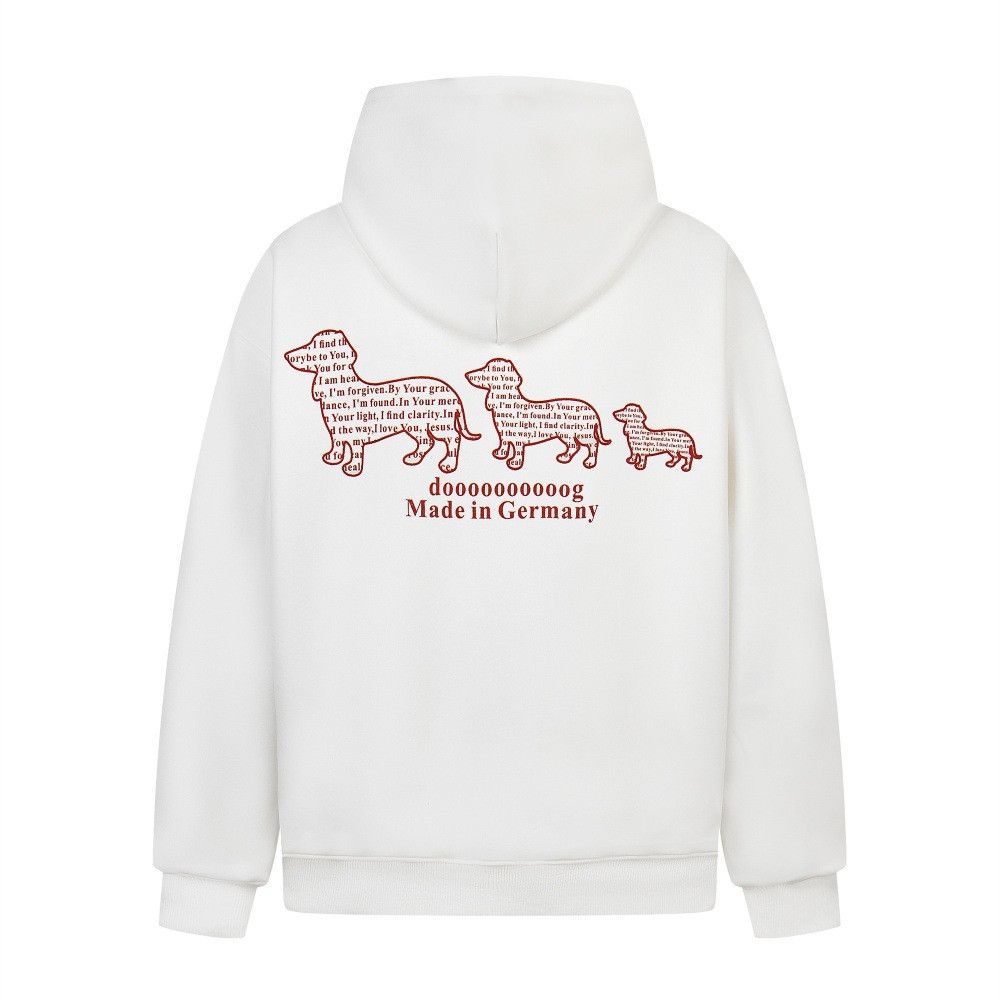 Vintage American cartoon letter puppy print hooded sweatshirt Size US M / EU 48-50 / 2 - 2 Thumbnail