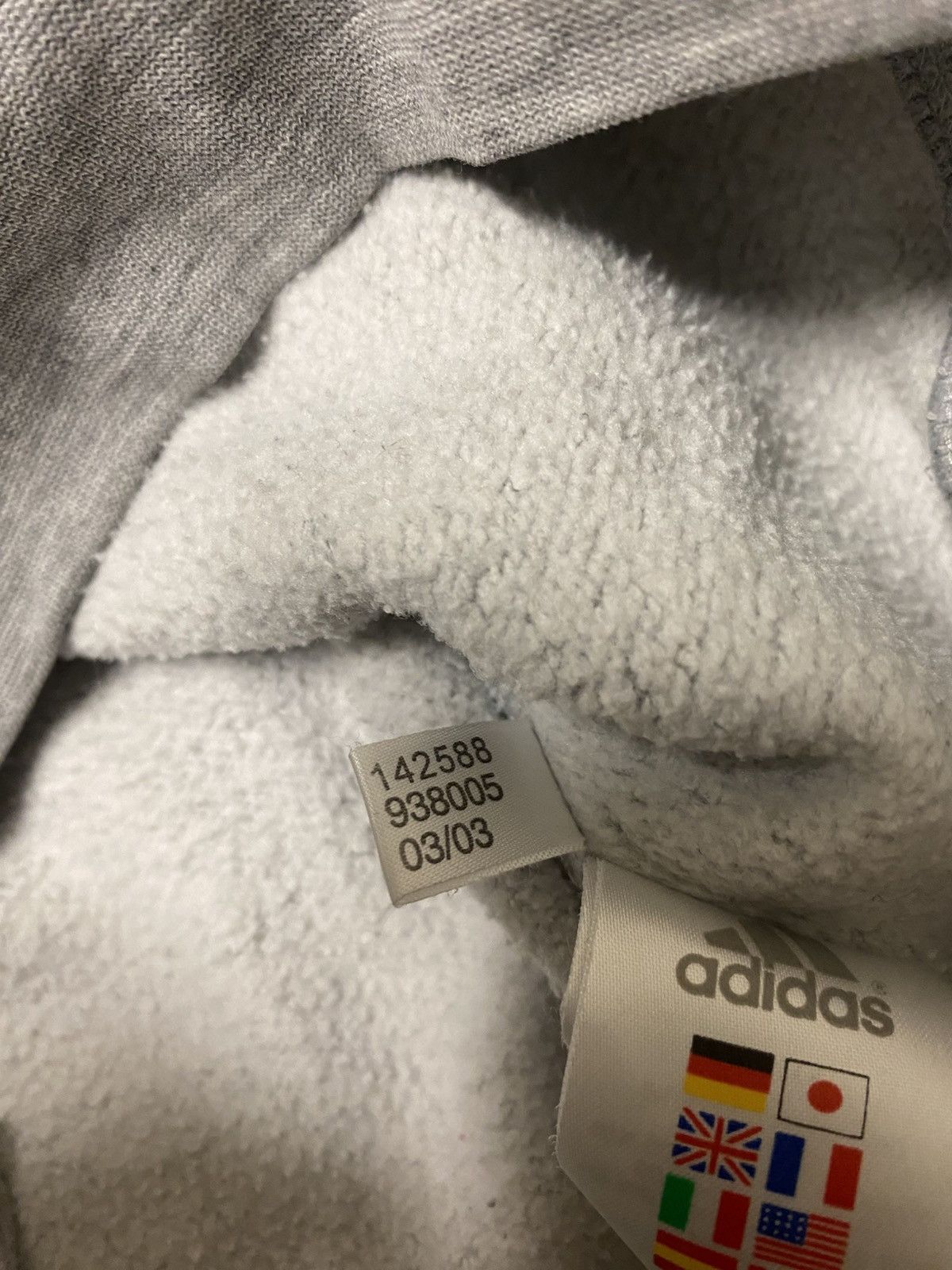 Adidas Vintage 2004 Adidas Center Logo NorthWestern Pullover Hoodie Size US L / EU 52-54 / 3 - 8 Thumbnail