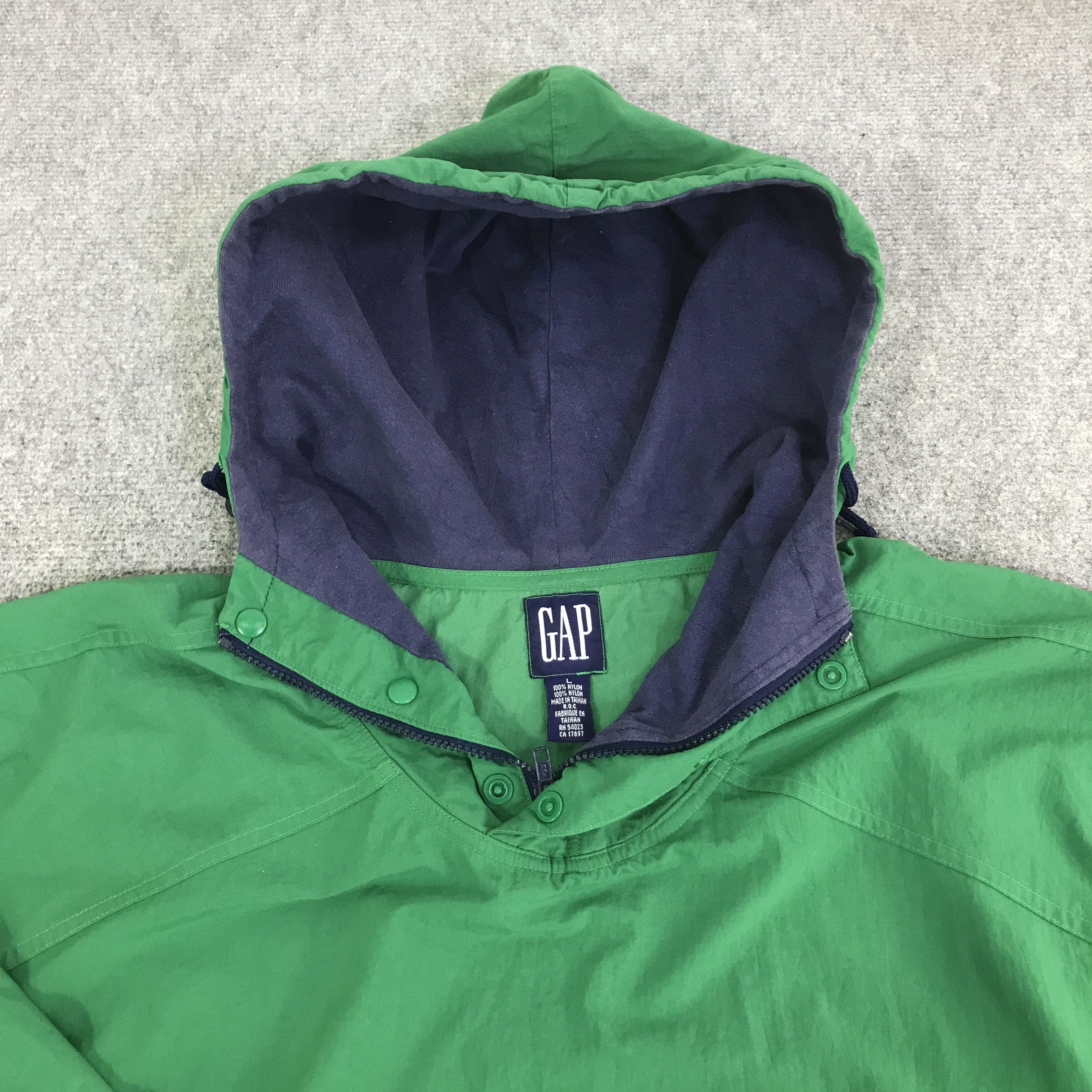 Gap vintage gap anorak green jacket K119B12 Size US L / EU 52-54 / 3 - 8 Thumbnail