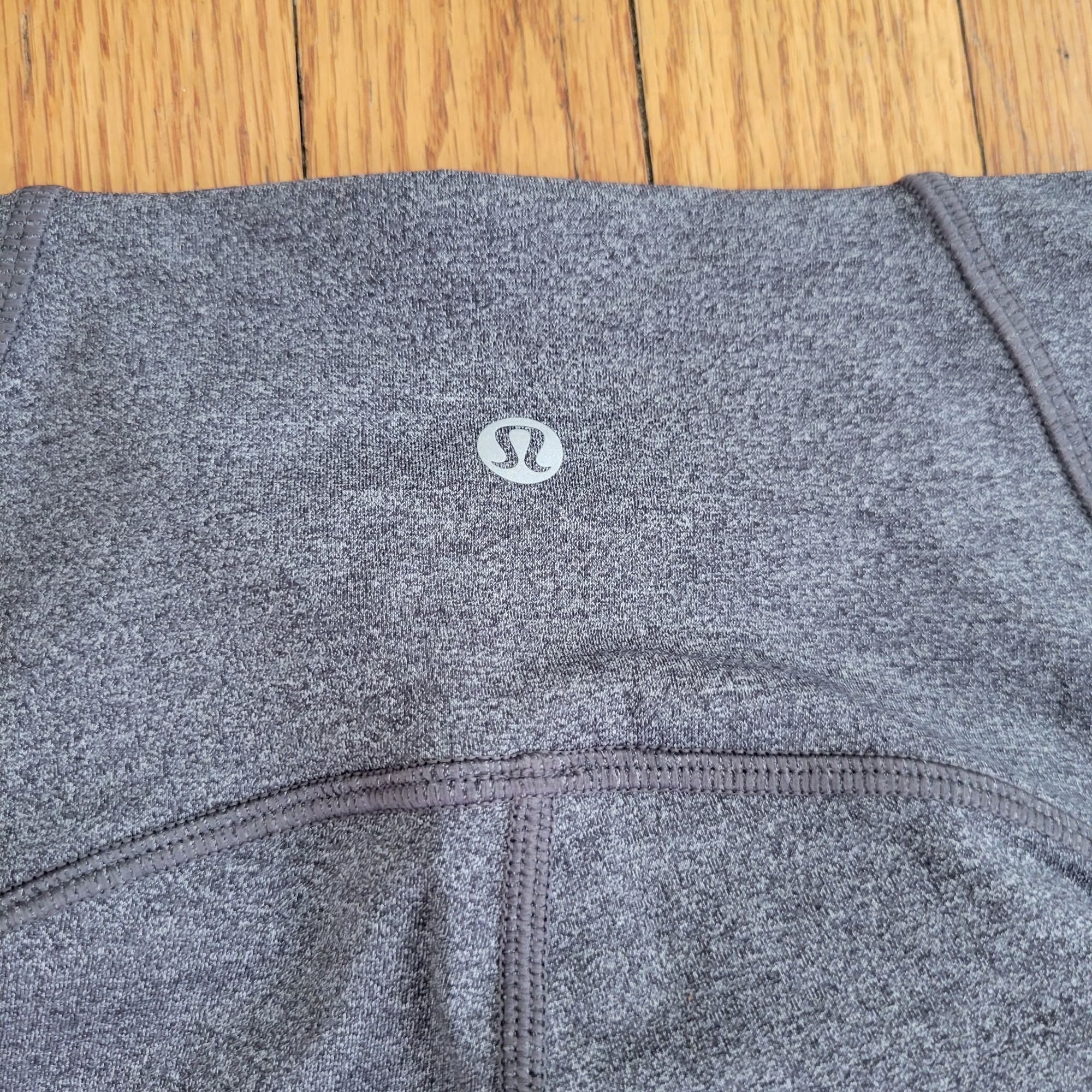 Lululemon Lululemon TRAIN TIMES 7/8 High-Rise Heathered Gray Leggings Size 27" / US 4 / IT 40 - 5 Thumbnail