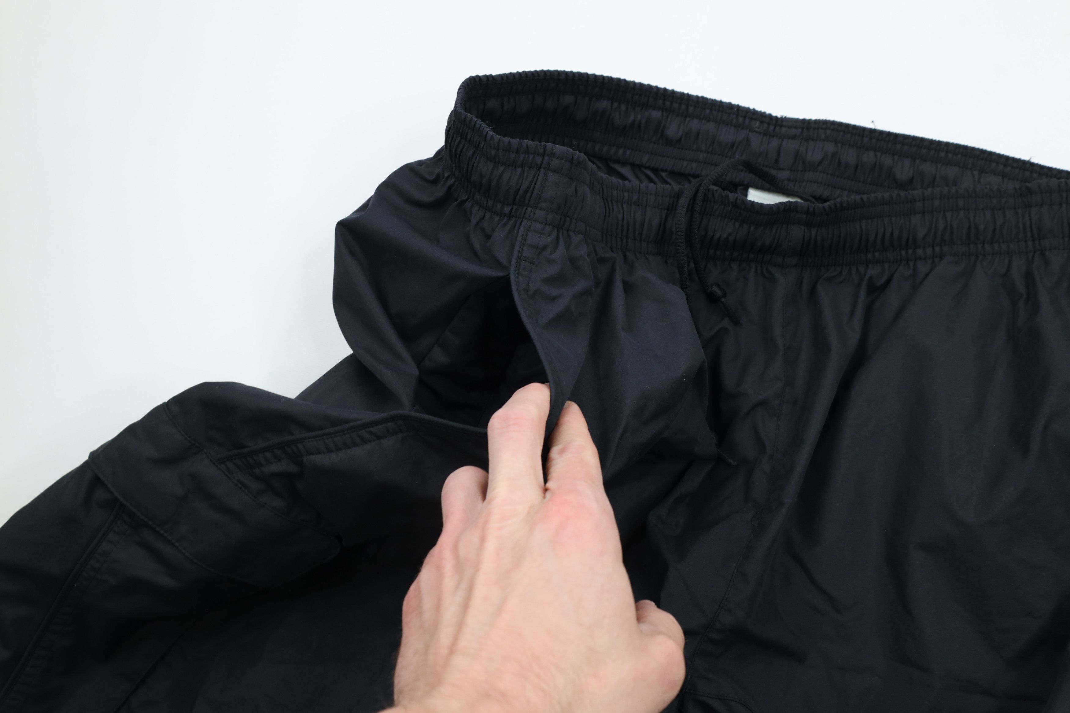 Nike × Vintage Vintage Nike Scott Mini Swoosh Baggy Cargo Shorts Black Size US 36 / EU 52 - 6 Thumbnail