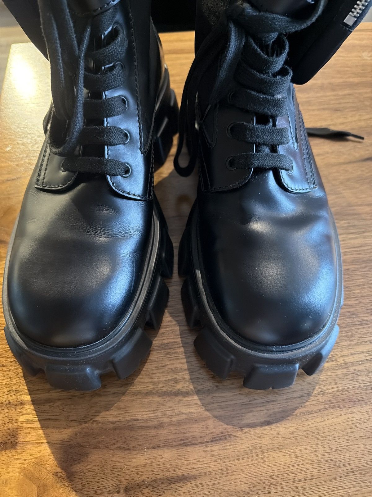 Prada Prada Monolith Boots Size US 12 / EU 45 - 2 Thumbnail