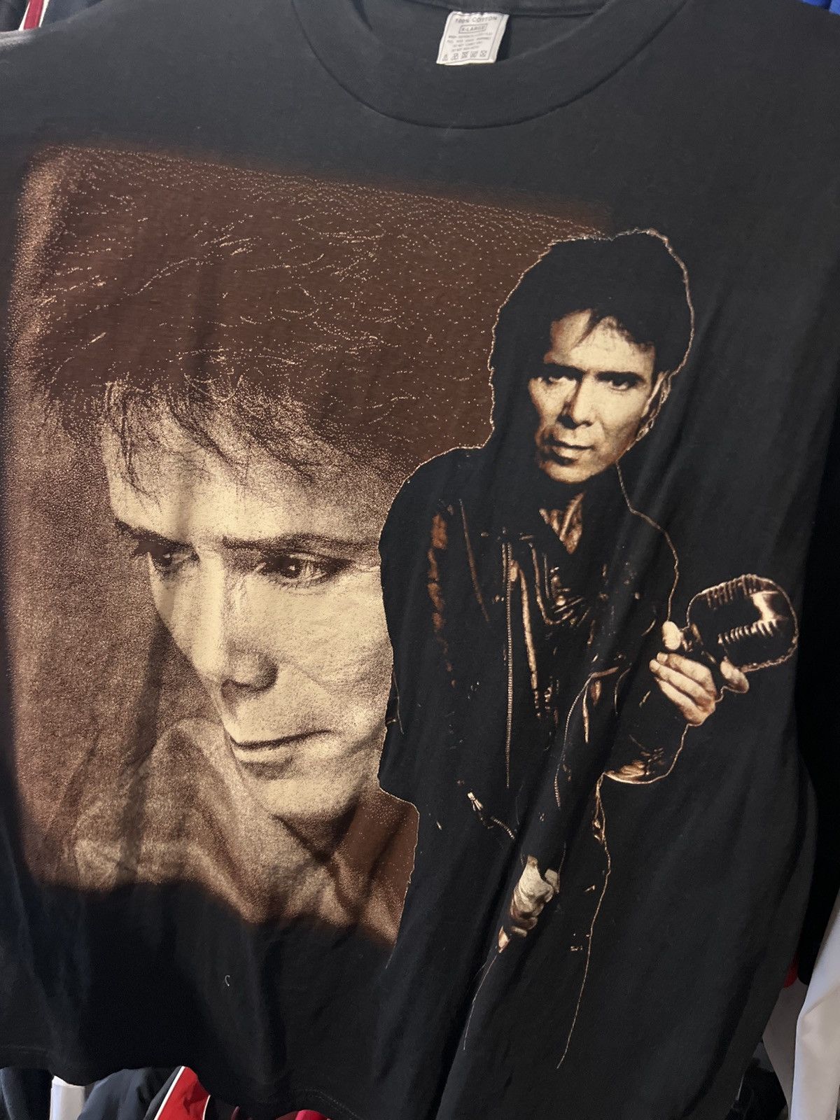 Band Tees × Vintage 1993 VINTAGE CLIFF RICHARD WORLD TOUR AOP BAND ROCK T SHIRT Size US XL / EU 56 / 4 - 7 Thumbnail