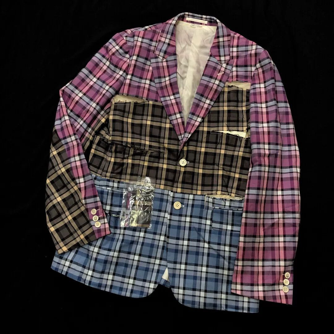 Comme des Garcons comme des garcons plaid blazer jacket Size US M / EU 48-50 / 2 - 1 Thumbnail
