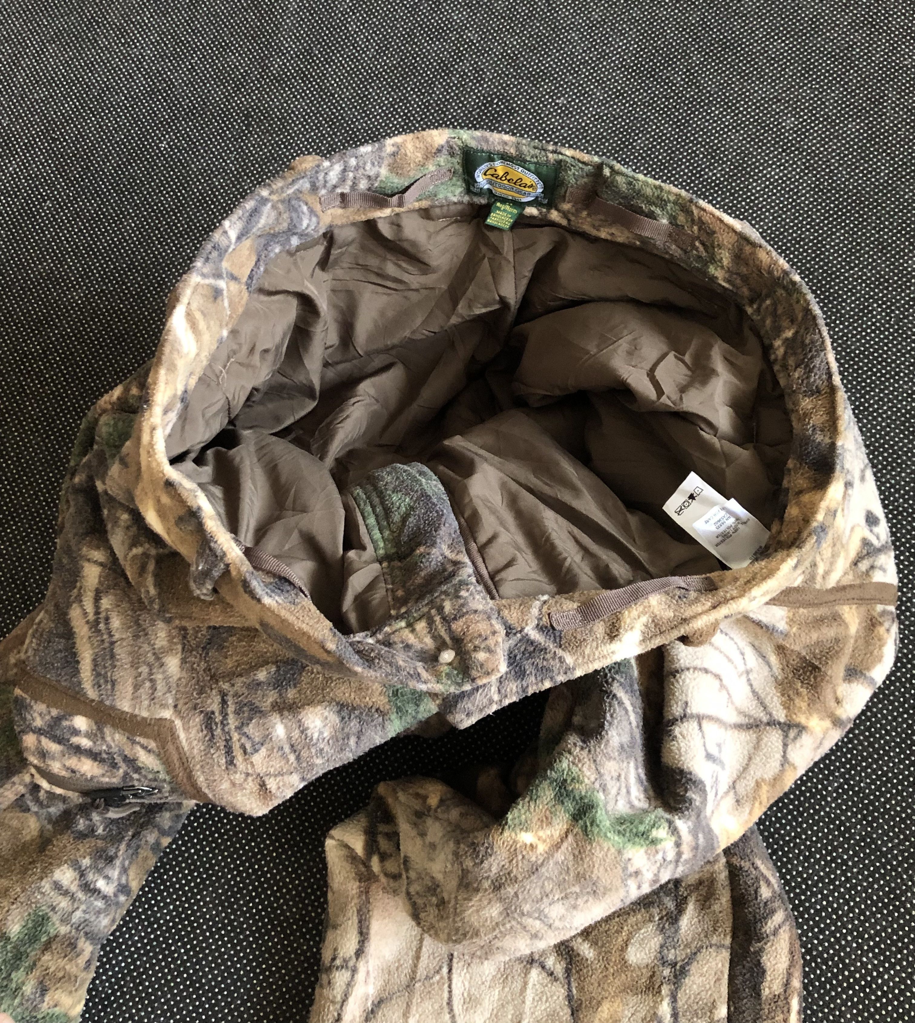 Cabelas × Realtree CABELA’S REAL TREE HUNTING FLEECE CARGO PANTS Size US 35 - 10 Thumbnail