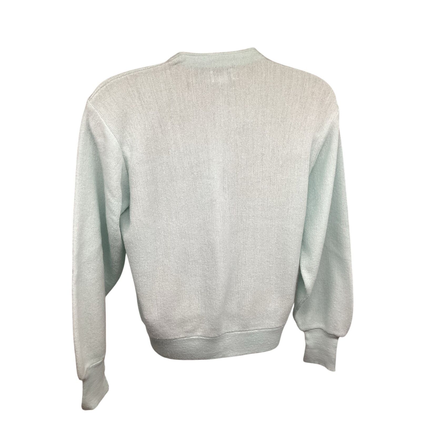 Lacoste Izod Lacoste Vintage Cardigan Sweater S Blue Made in USA Size US S / EU 44-46 / 1 - 5 Thumbnail