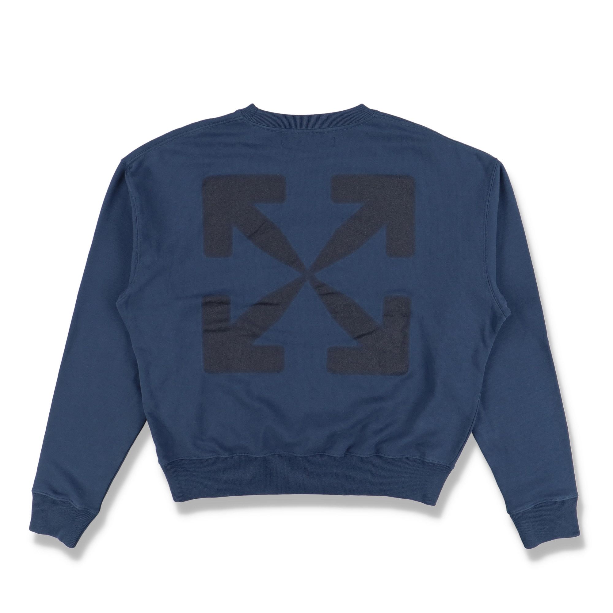Off-White Blue Blurred Mona Lisa Arrows Oversized Sweatshirt Size US M / EU 48-50 / 2 - 7 Thumbnail
