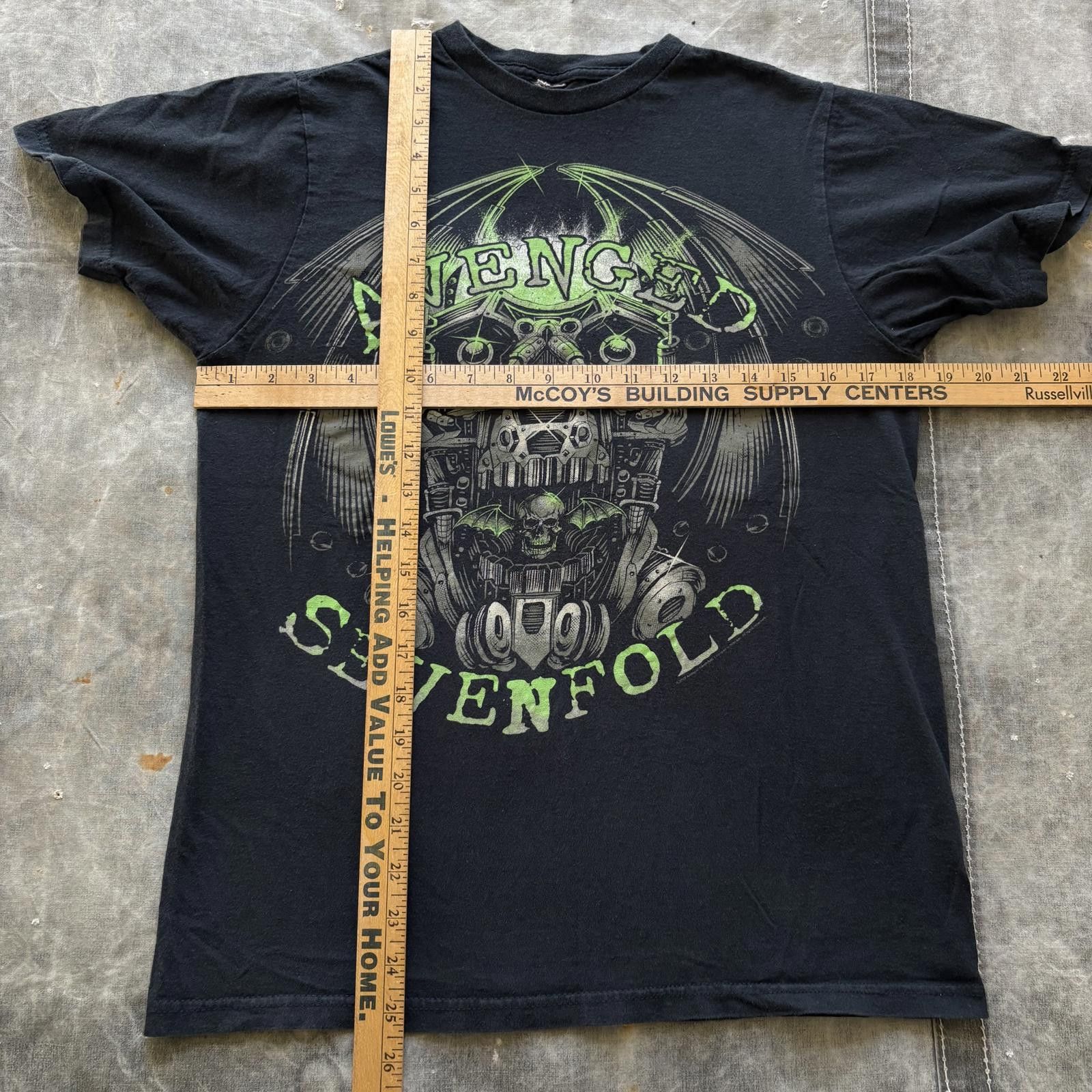 Band Tees Vintage Y2K Avenged Sevenfold Machinery Metal Band Shirt Size US S / EU 44-46 / 1 - 5 Thumbnail