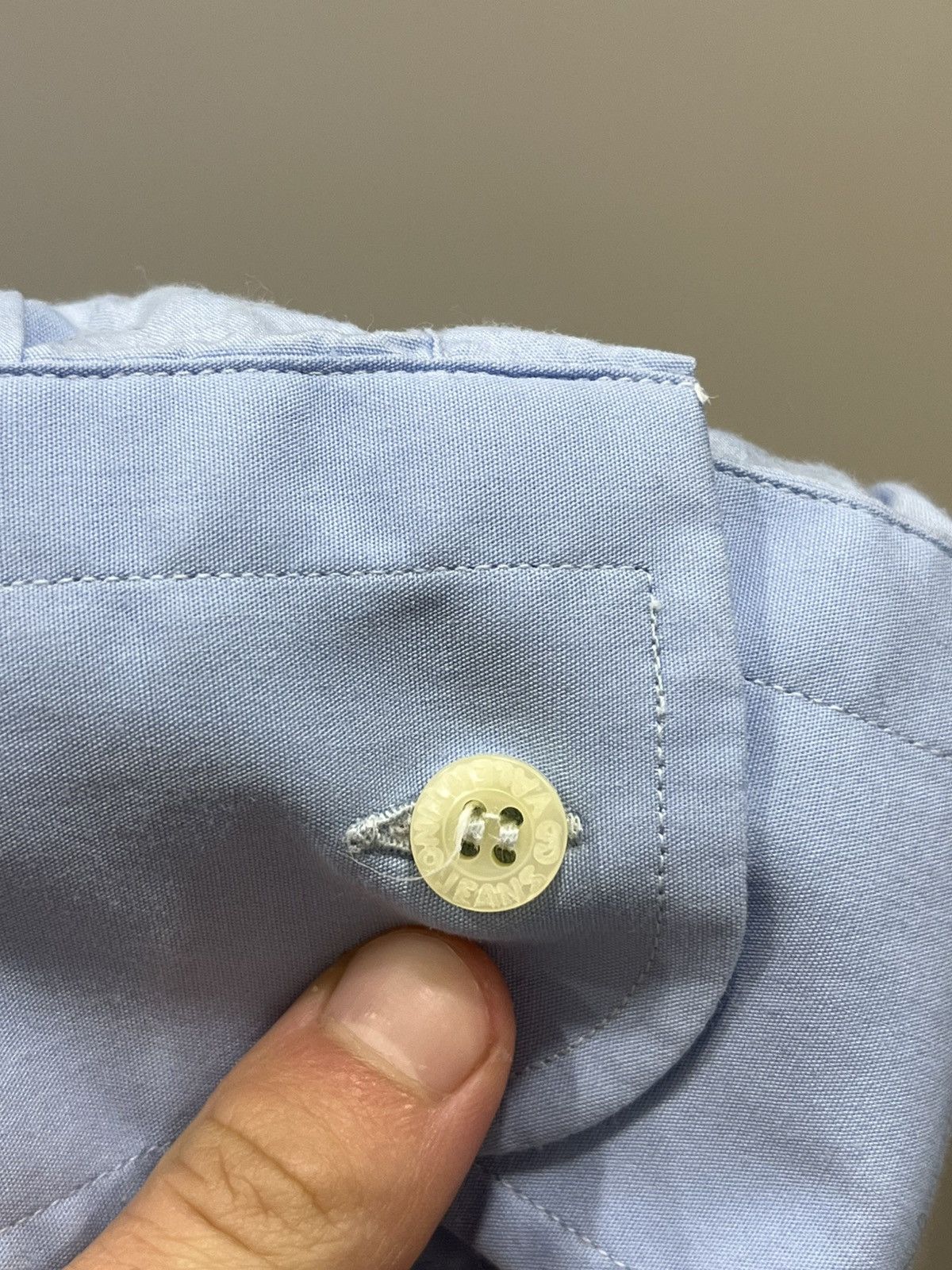 Valentino Vintage Valentino Jeans 52 Blue Shirt Luxury Y2K Size US XL / EU 56 / 4 - 6 Thumbnail