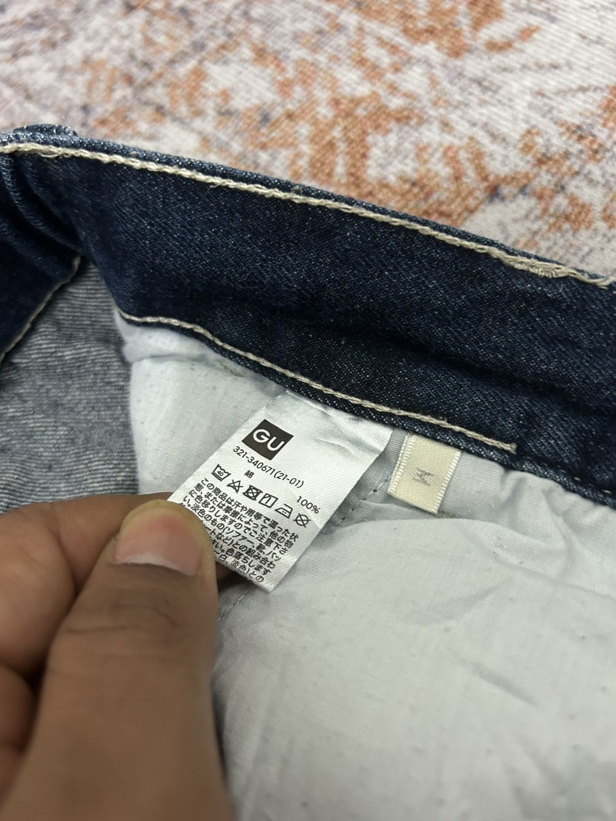 GU × Japanese Brand × Yohji Yamamoto Gu japan Wide Leg Baggy Jeans Yohji style Size US 30 / EU 46 - 11 Thumbnail