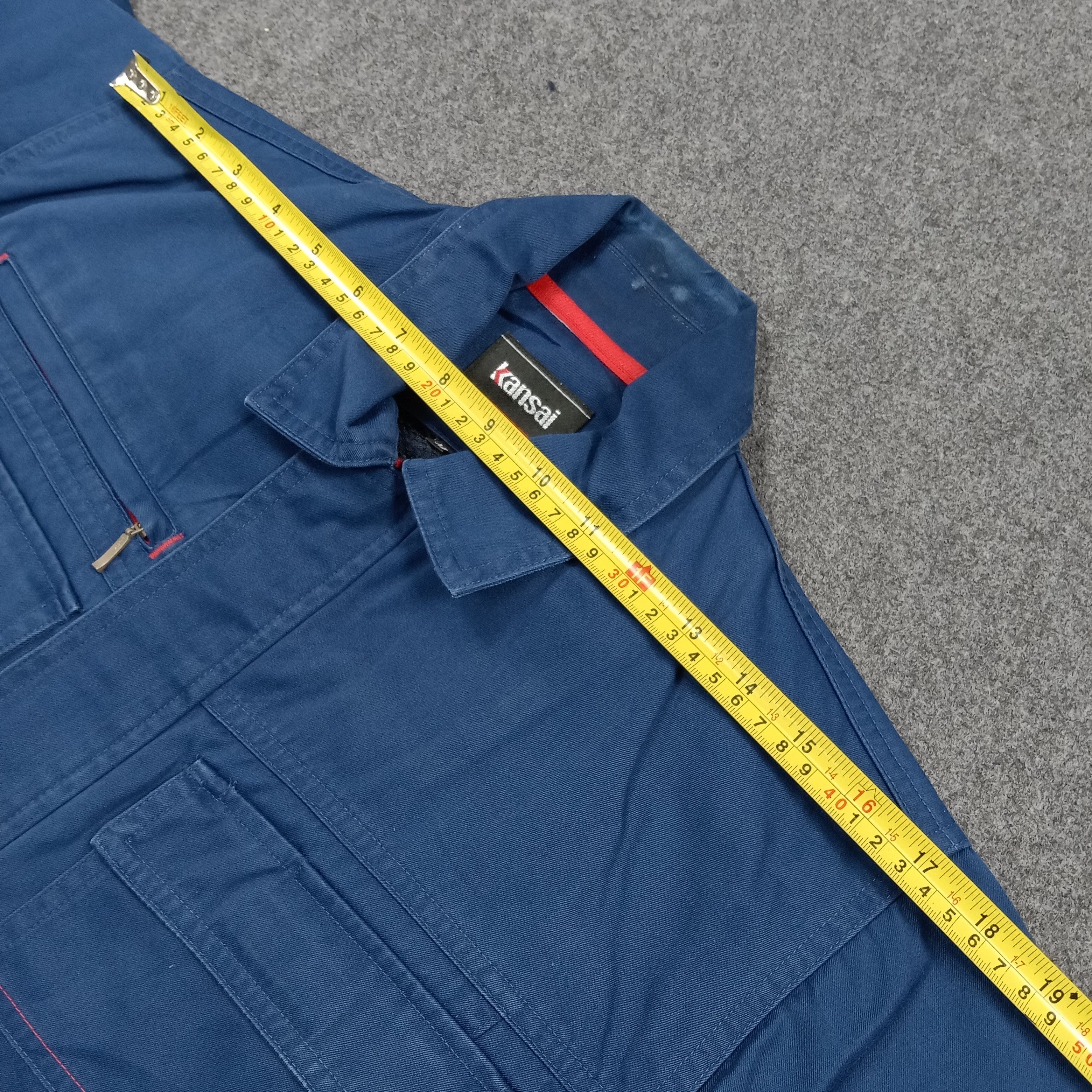 Kansai Yamamoto Kansai x Number Nine Custom Logo Workwear Jacket C279N13 Size US M / EU 48-50 / 2 - 6 Thumbnail