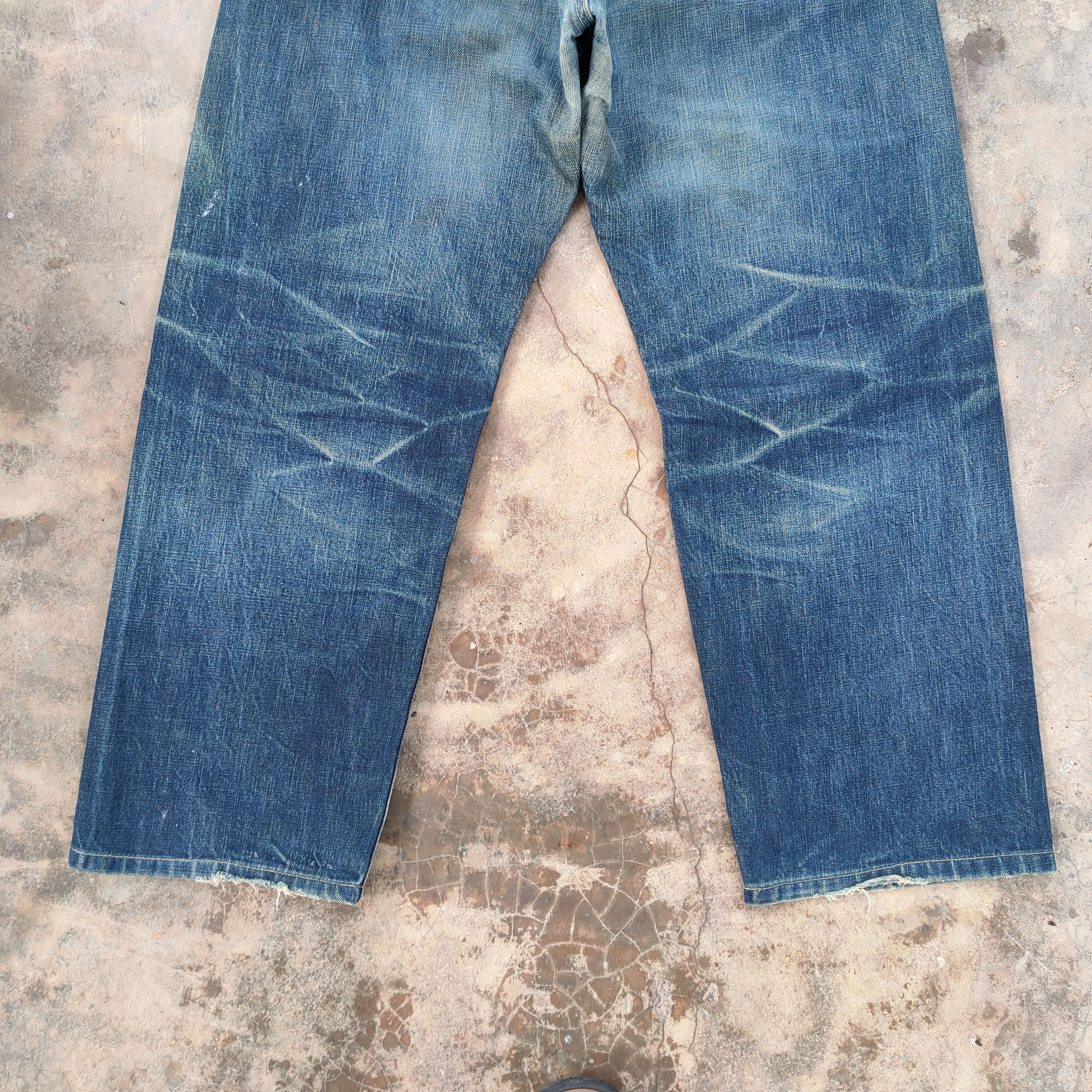 ABAHOUSE VINTAGE ABAHOUSE RUSTY SELVEGE FADED JEANS DENIM PANTS Size US 36 / EU 52 - 13 Thumbnail