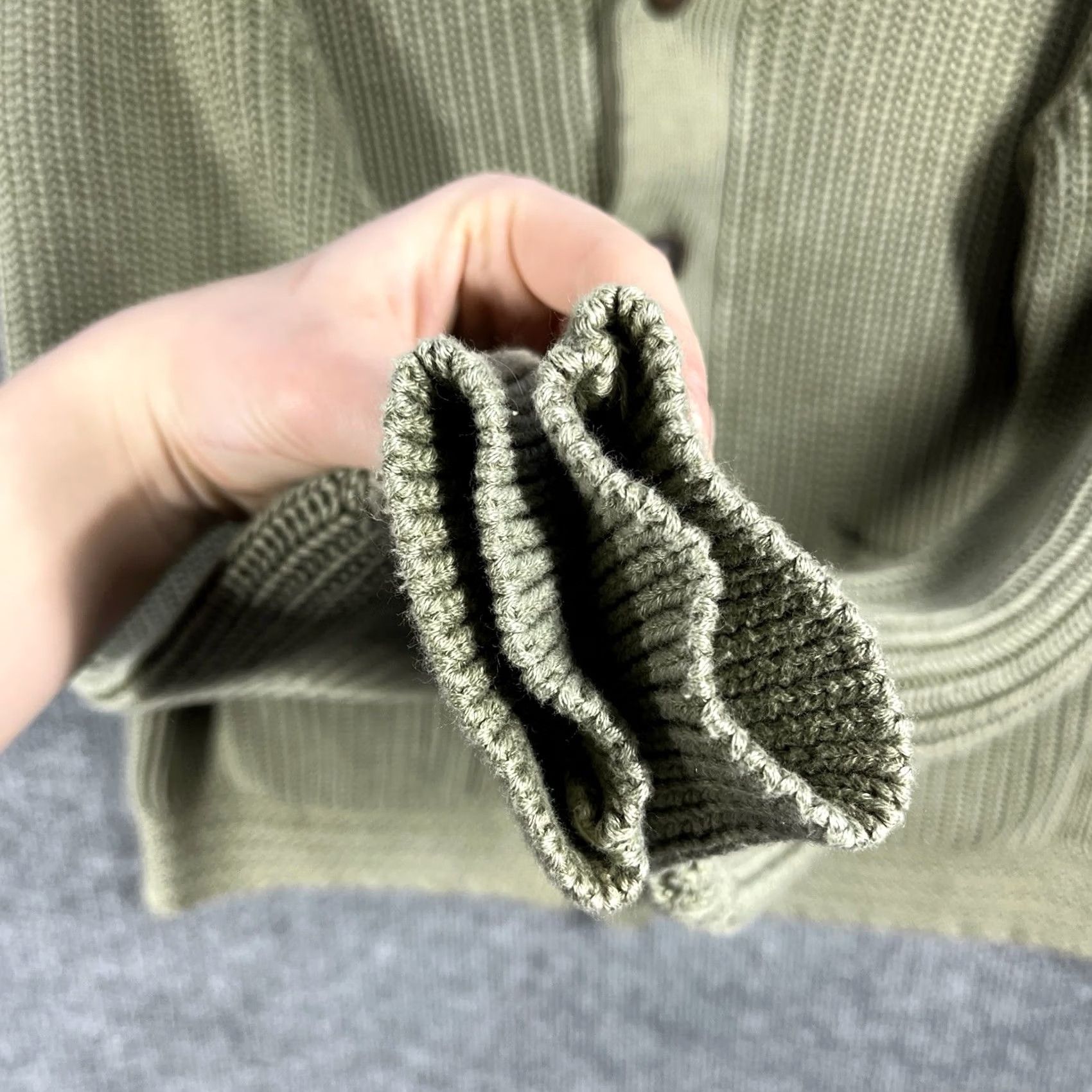 Polo Ralph Lauren Polo Ralph Lauren Sweater Cardigan Cotton Chunky Knit Green Mens Size M Casual Size US M / EU 48-50 / 2 - 4 Thumbnail