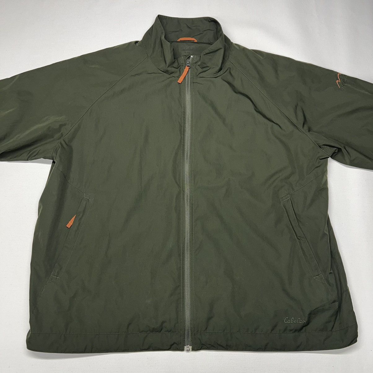 Cabelas Cabelas Windbreaker Jacket Green Windcrest Outdoor Zip Shell Size US XL / EU 56 / 4 - 2 Thumbnail