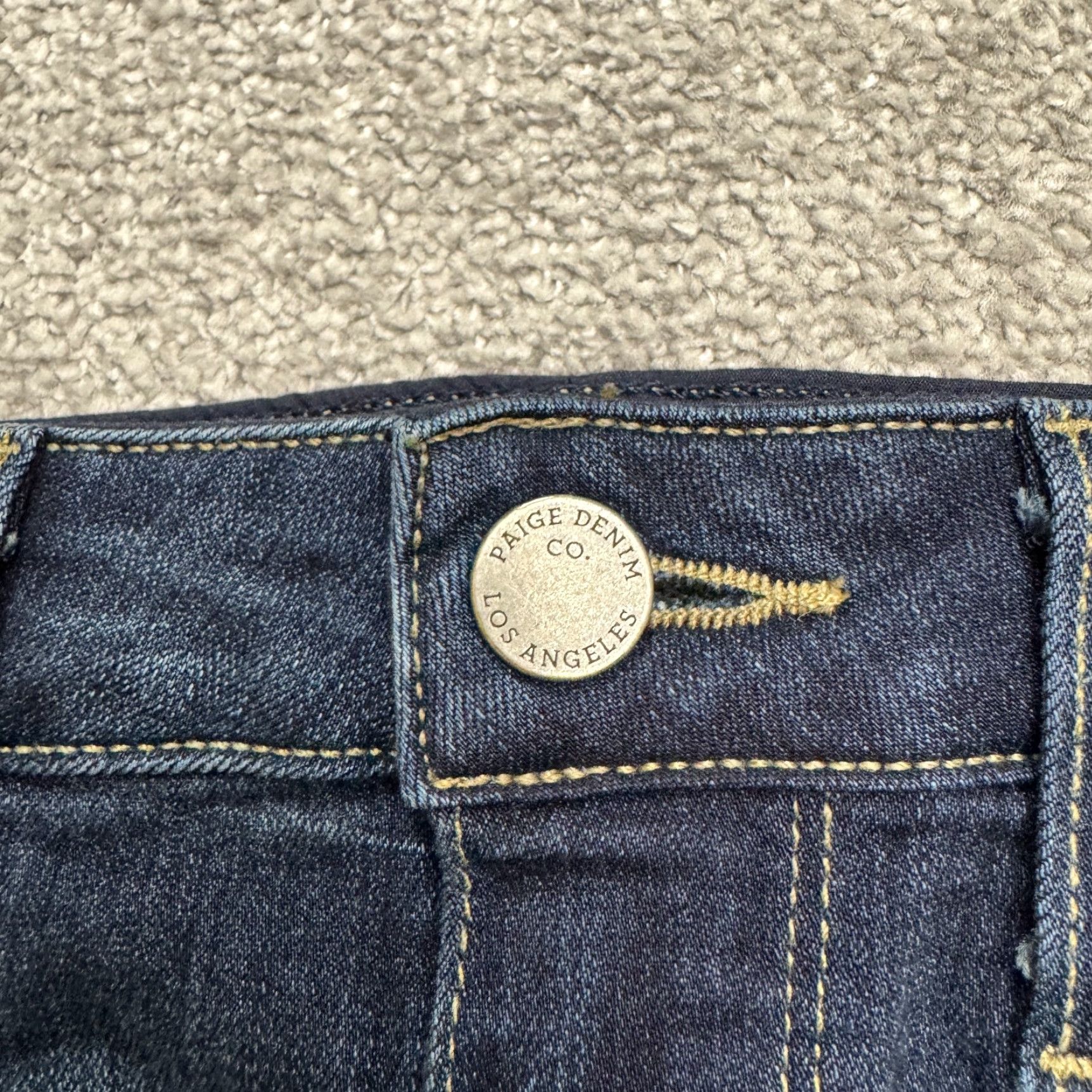 Paige VINTAGE Paige Hoxton Ankle Jeans Womens 28 Dark Wash Streetwear Casual 90s Denim Size 28" / US 6 / IT 42 - 5 Thumbnail