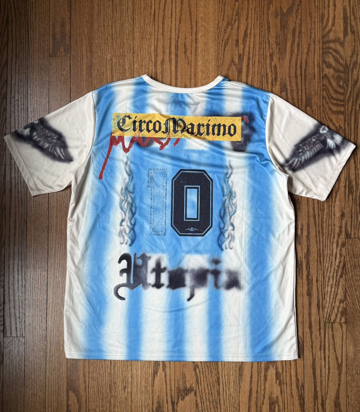 Travis Scott Travis Scott Argentina Soccer Jersey Utopia Size US XL / EU 56 / 4 - 2 Thumbnail