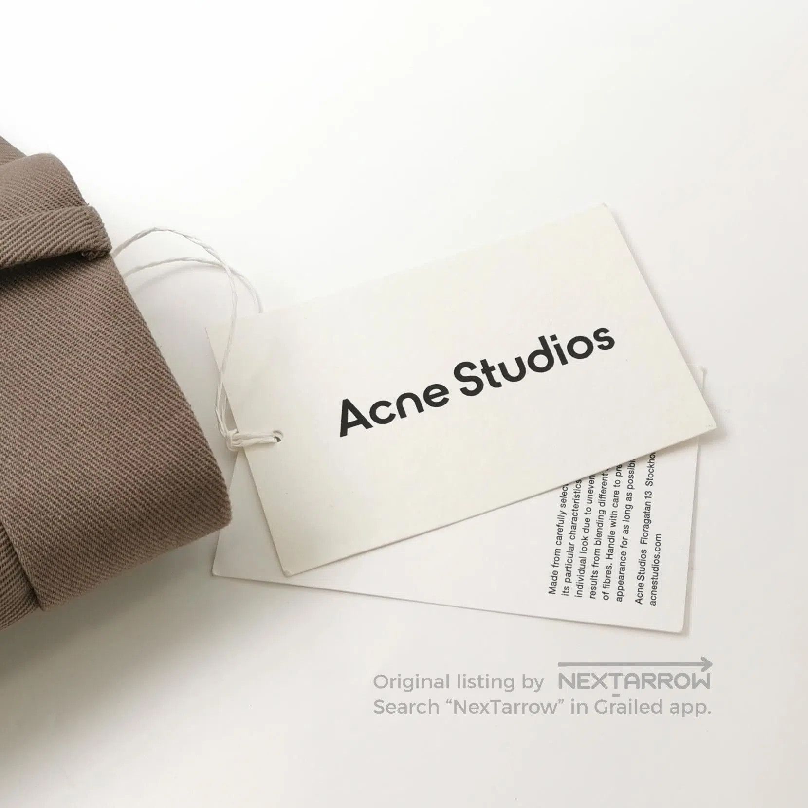 Acne Studios Acne Studios Cotton Contrast Stripe Collar Shirt S/46. Size US 36 / EU 52 - 2 Thumbnail