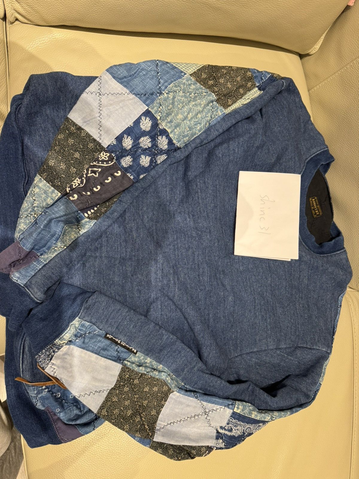 Kapital × Kapital Kountry Kapital indigo patchwork sweater Size US M / EU 48-50 / 2 - 1 Thumbnail