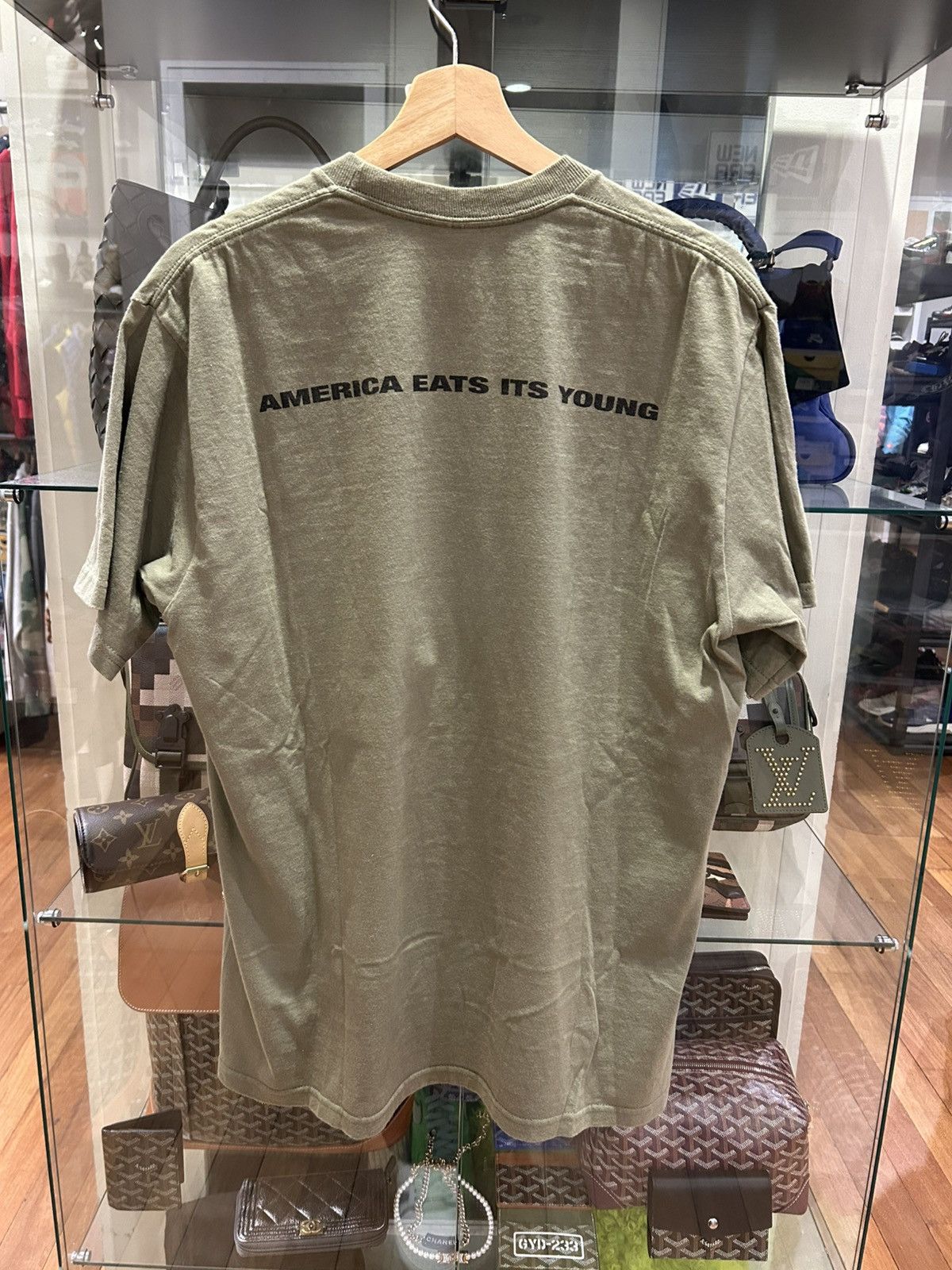 Supreme Supreme America Eats Its Kids Tee Size US M / EU 48-50 / 2 - 2 Thumbnail