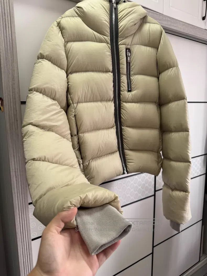 Rick Owens RICK OWENS Shark Puffer Jacket - Beige Size XS / US 0-2 / IT 36-38 - 3 Thumbnail