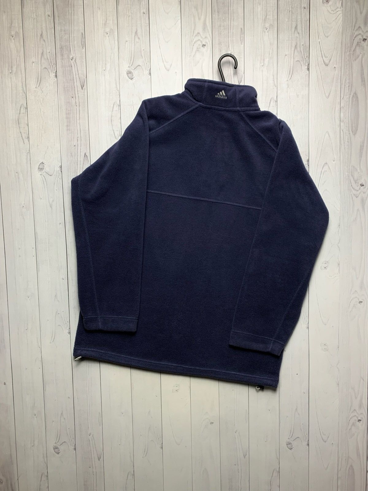 Vintage Vintage adidas fleece jacket zip 1/3 rare logo sweatshirt Size US M / EU 48-50 / 2 - 7 Thumbnail