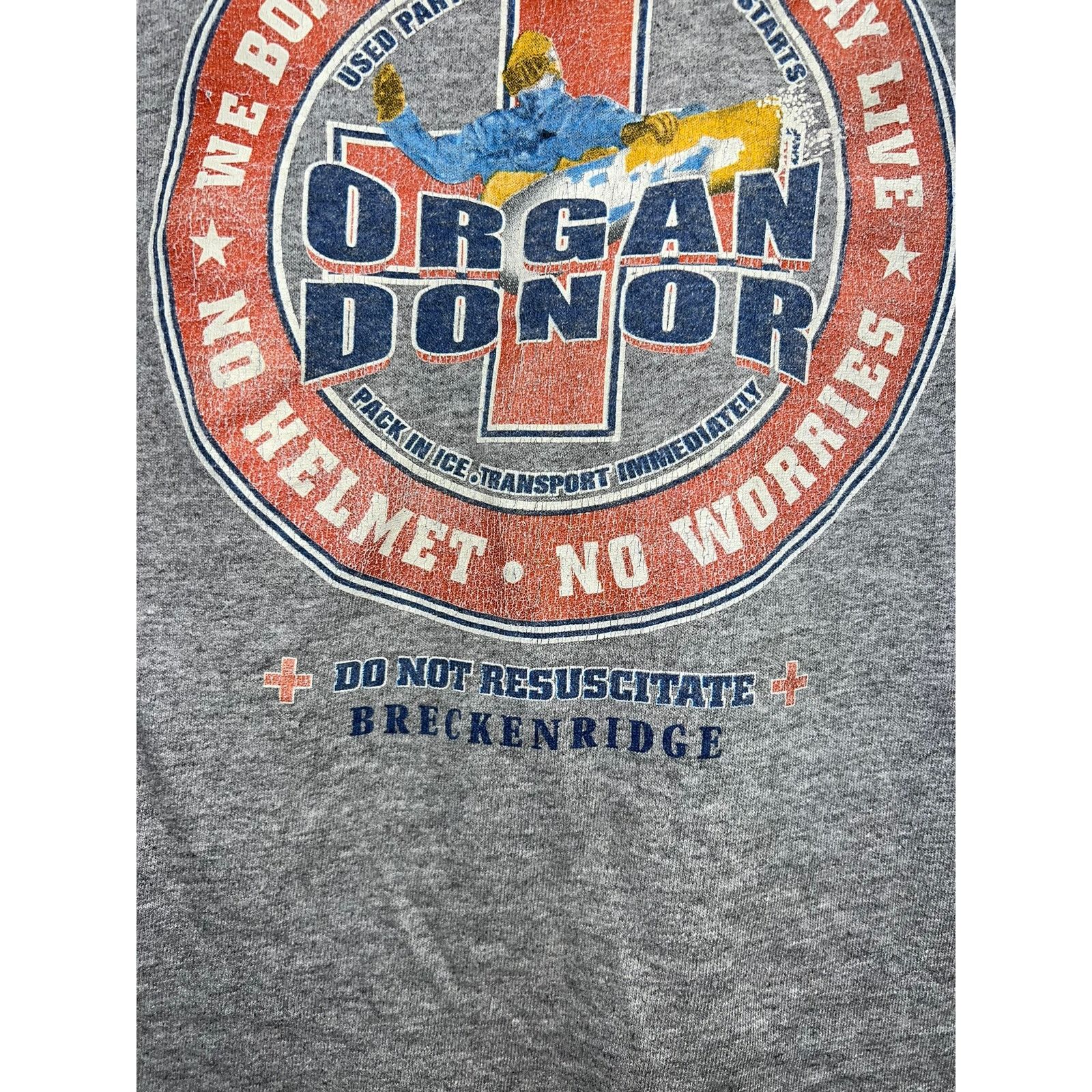 Delta Vintage Ski Breckenridge Long Sleeve Shirt Organ Donor 90s M Size US M / EU 48-50 / 2 - 3 Thumbnail