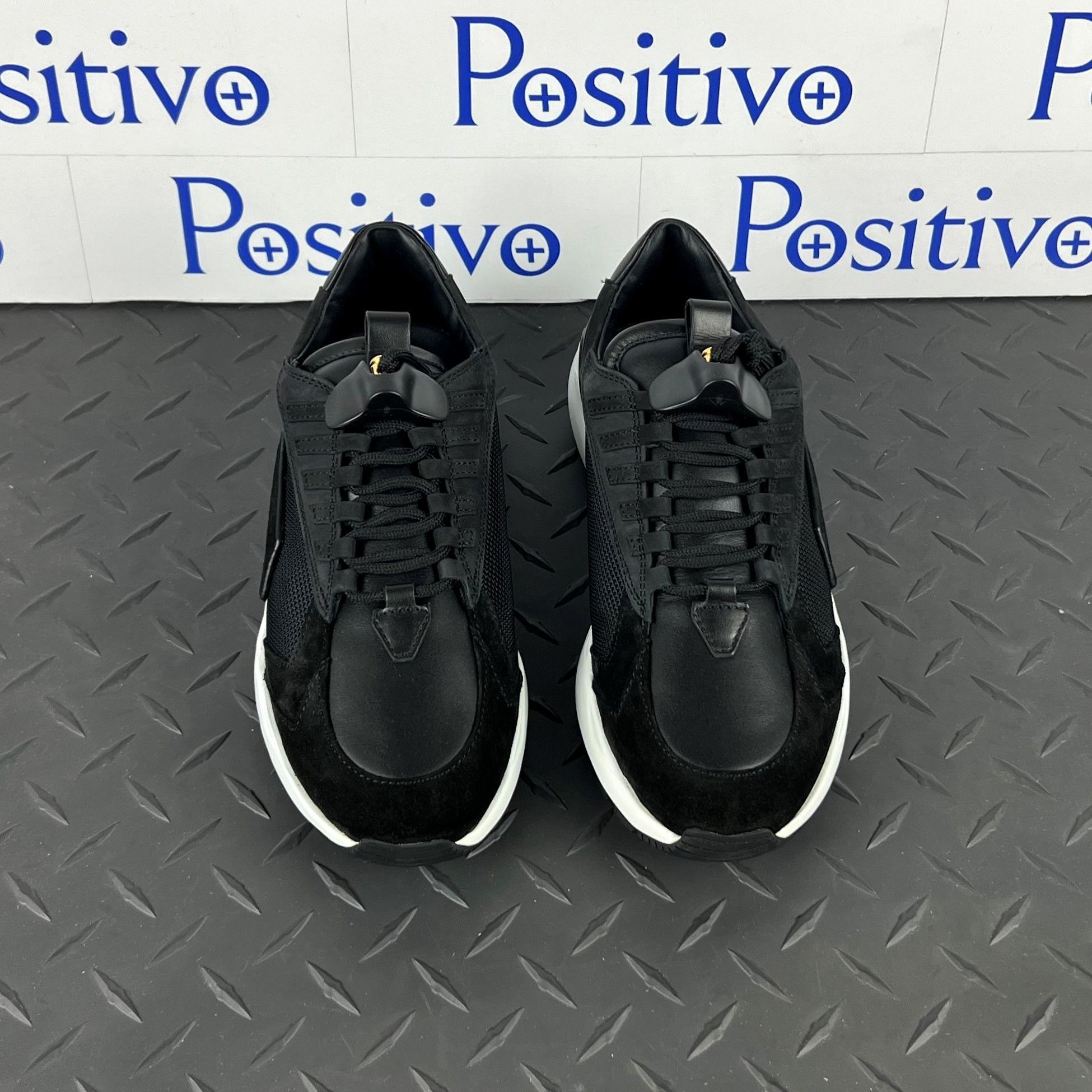 Buscemi Buscemi Run 2 Black Suede Sneakers US 7 SAMPLE Size US 7 / IT 37 - 3 Thumbnail