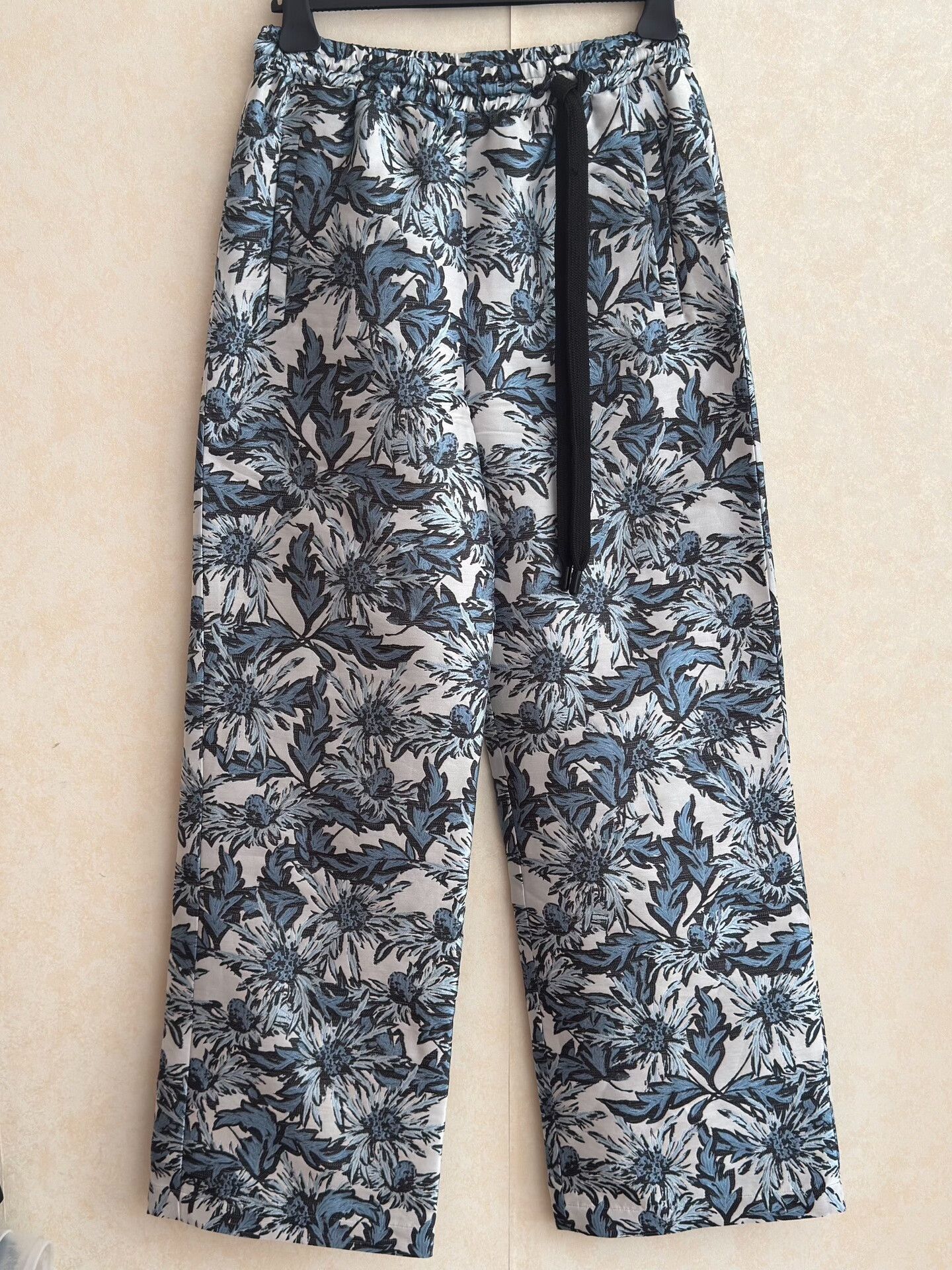 Louis Vuitton Louis Vuitton LV23SS Floral Blue Wide-Leg Pants Size 38" / US 16 / IT 52 - 1 Thumbnail