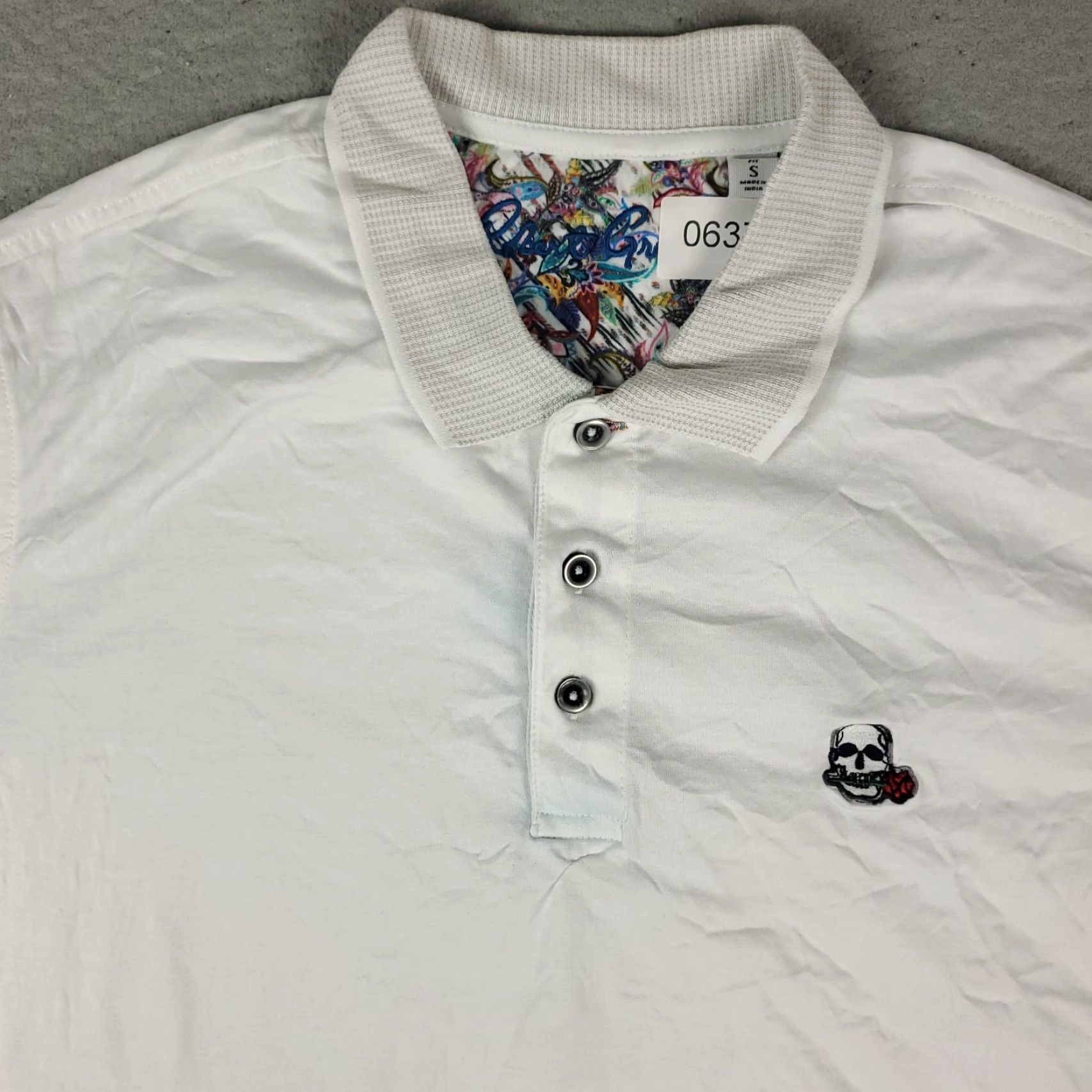 Robert Graham Robert Graham Polo Shirt Men's Small White Casual Short Sleeve Activewear Size US S / EU 44-46 / 1 - 2 Thumbnail