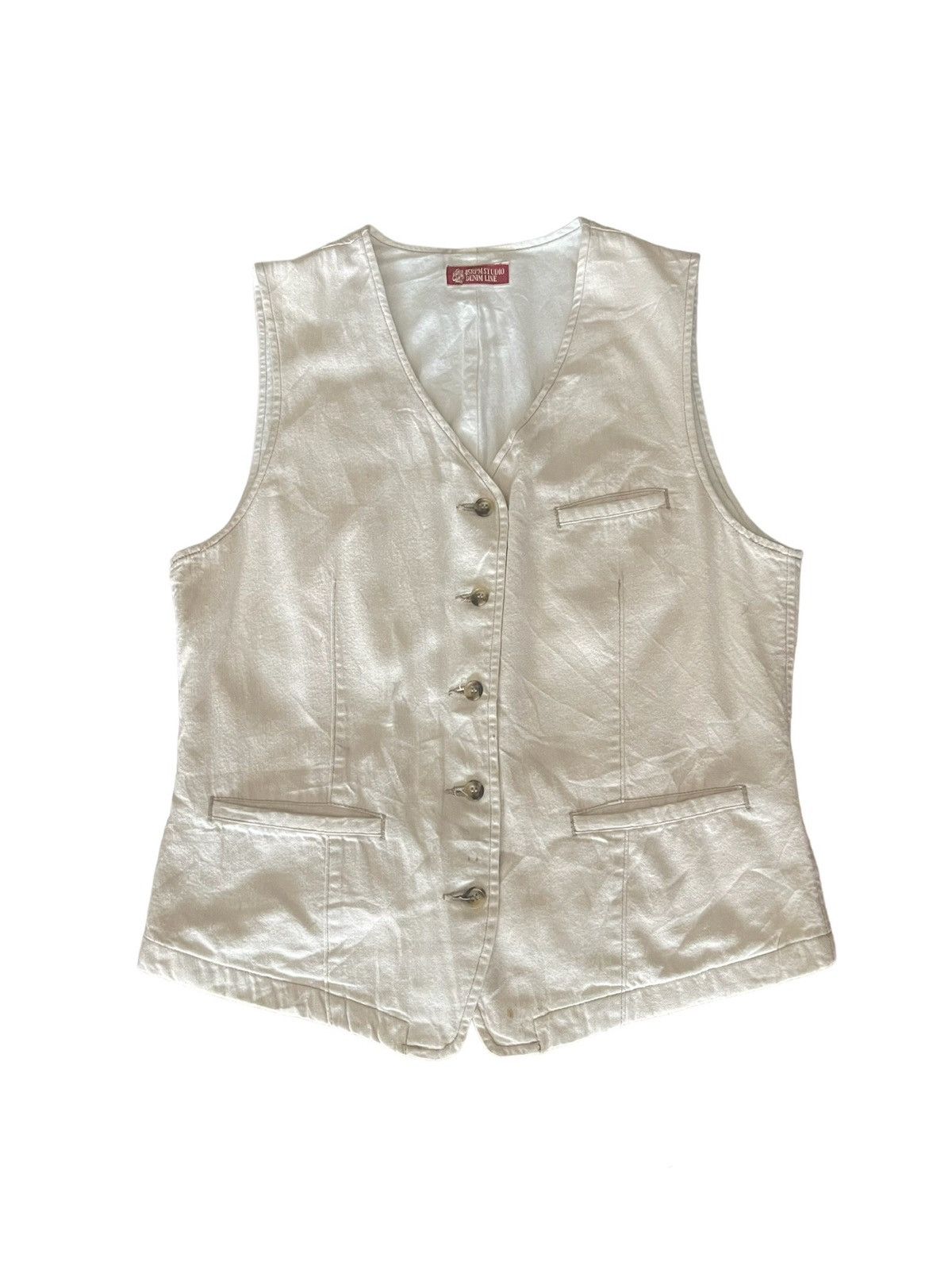 45rpm 45RPM STUDIO DENIM LINE Vintage Japan Buttoned Vest Size US S / EU 44-46 / 1 - 1 Thumbnail