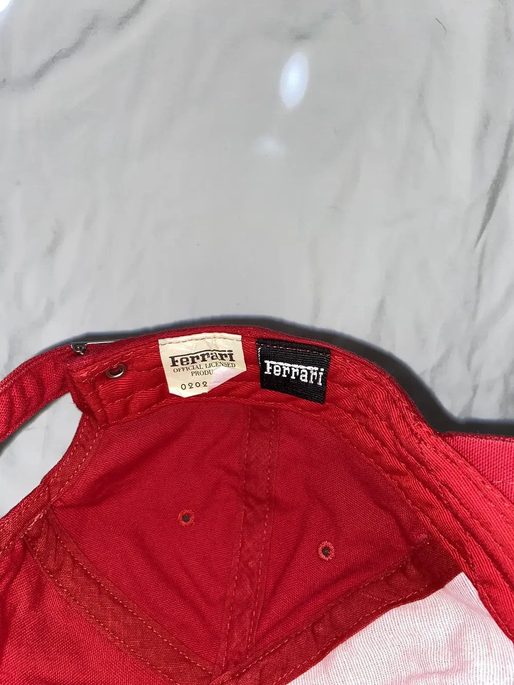 Ferrari VINTAGE 1999 RED FERRARI RACING 90’S HAT CAP F-1 FORMULA Size ONE SIZE - 8 Thumbnail