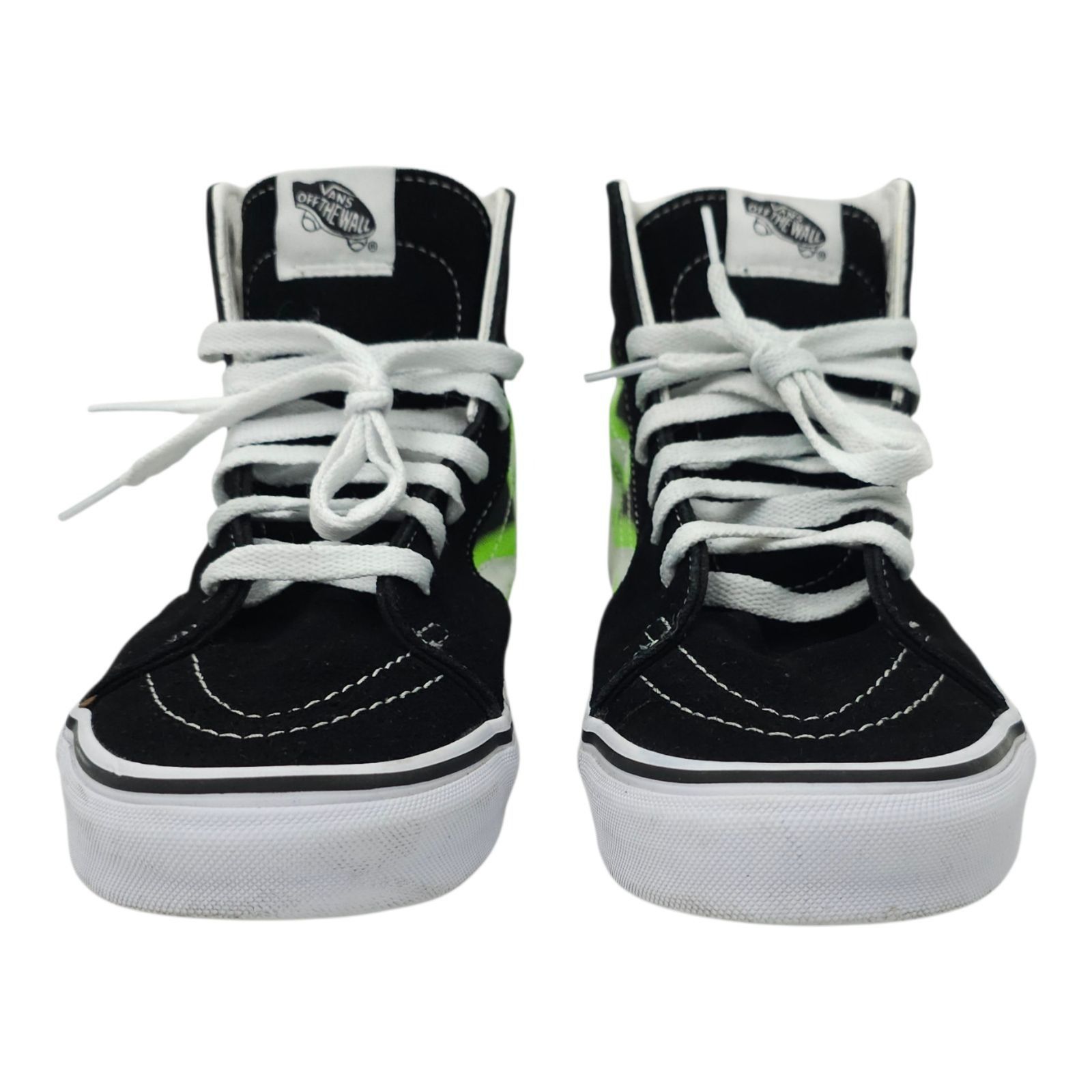 Vans Vans Sk8-Hi Green Flame Black White Sneaker Men 9 Women 10.5 Size US 9 / EU 42 - 3 Thumbnail