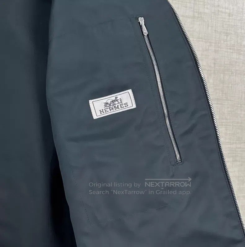 Hermes Hermes Men's pilot jacket for spring and autumn Size US S / EU 44-46 / 1 - 5 Thumbnail