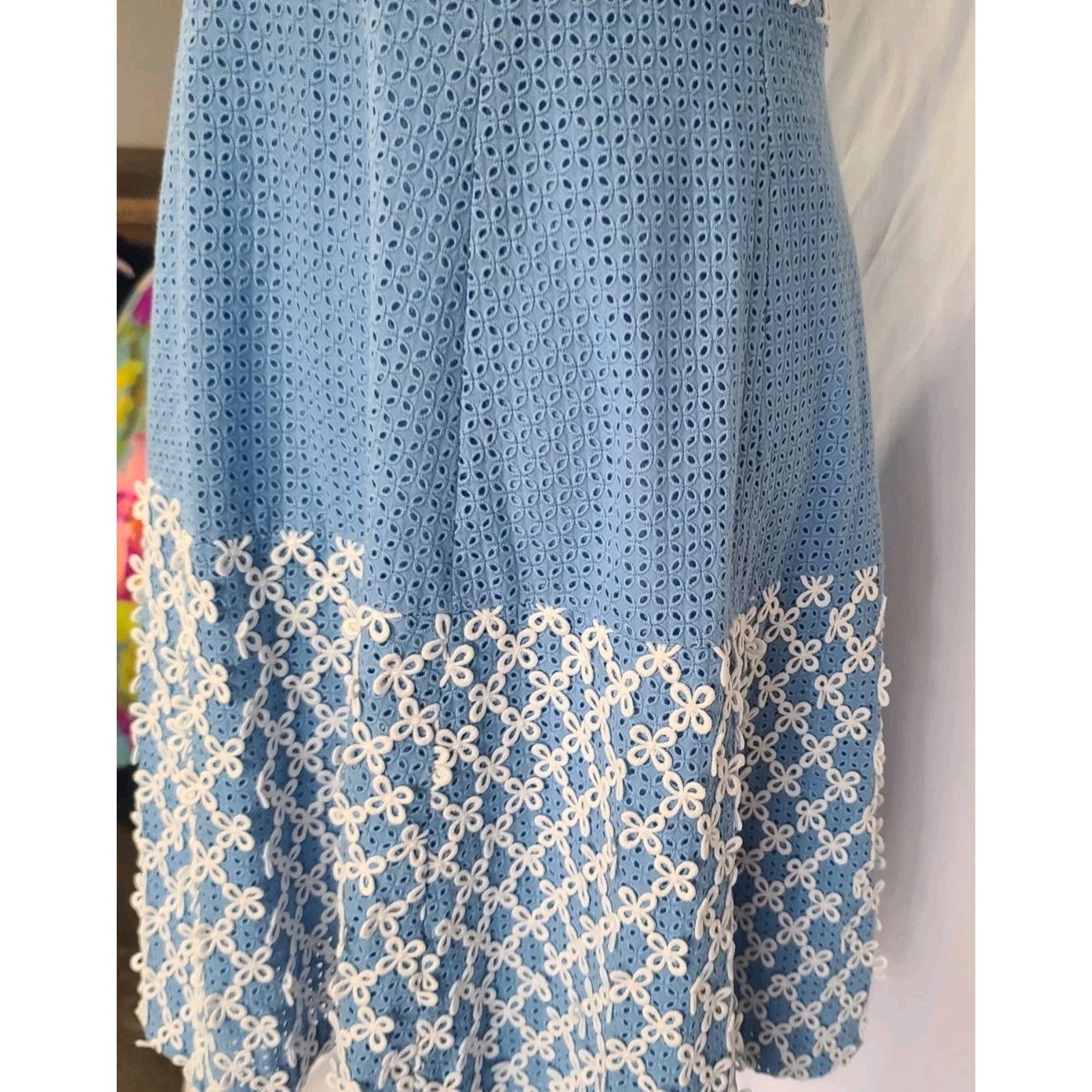 Lela Rose New w/Tags Lela Rose Sky Seamed Tiered Floral Dress US 6 Size M / US 6-8 / IT 42-44 - 4 Thumbnail