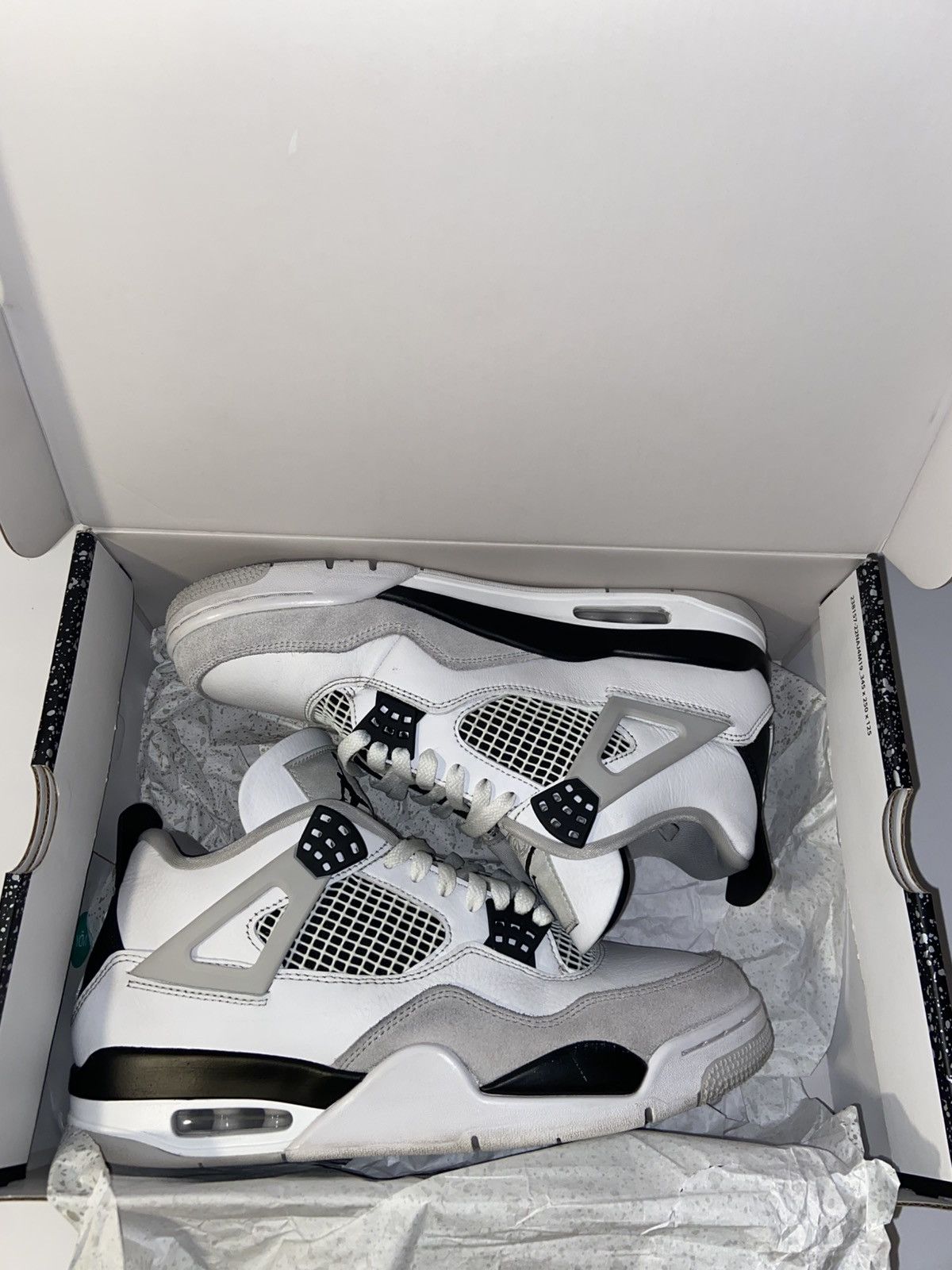 Jordan Brand Jordan 4 Retro Military Black US Men's 9.5 Used Size US 9.5 / EU 42-43 - 9 Thumbnail