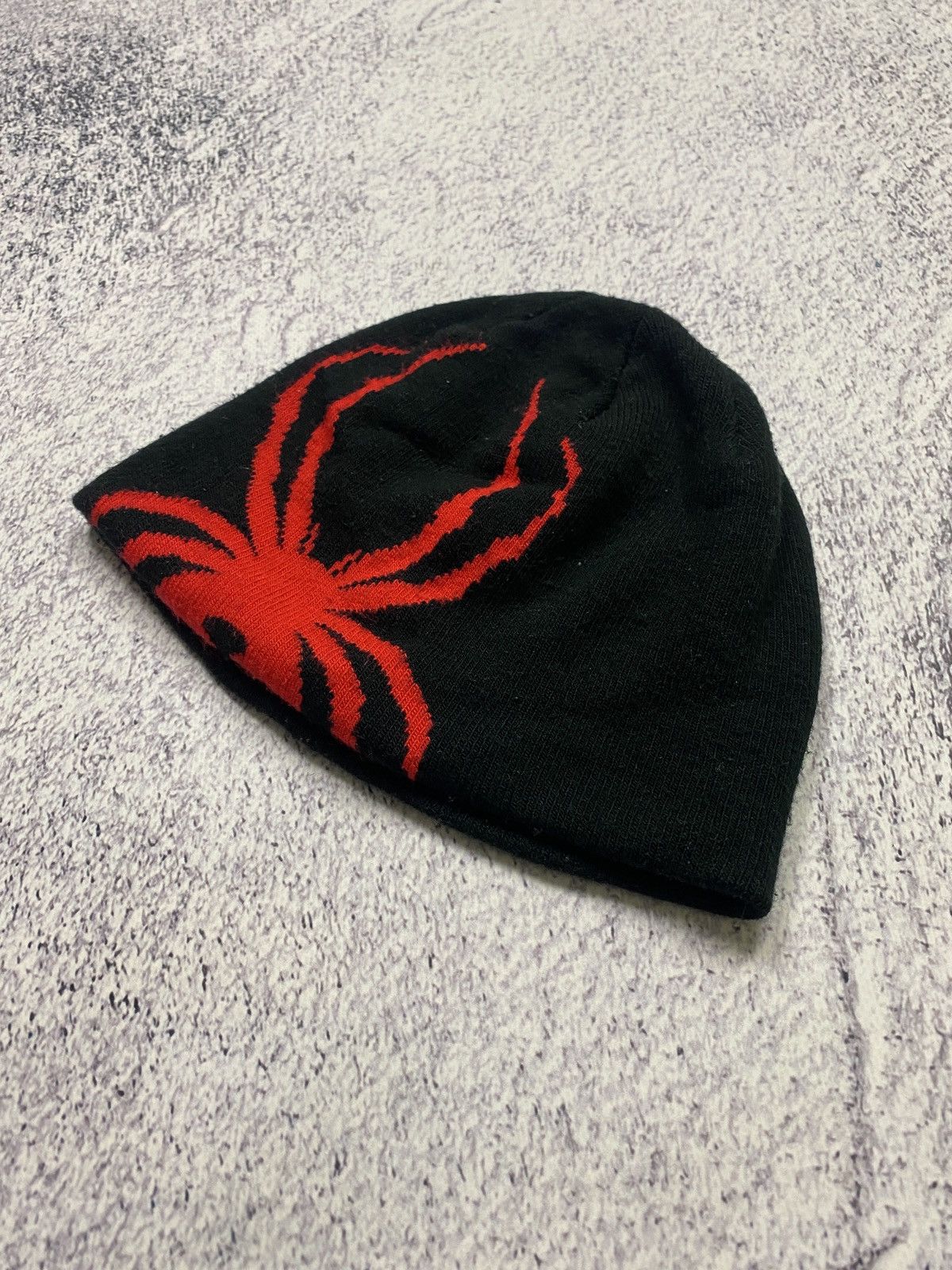 Japanese Brand × Vintage Vintage Y2K Spider Web Beanie Hat 🕸️ Size ONE SIZE - 3 Thumbnail